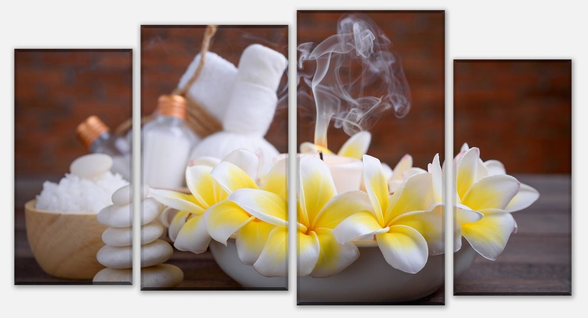 Leinwandbild Mehrteiler Spa Wellness und Behandlung M0978 Leinwandbild Mehrteiler Spa Wellness und Behandlung M0978