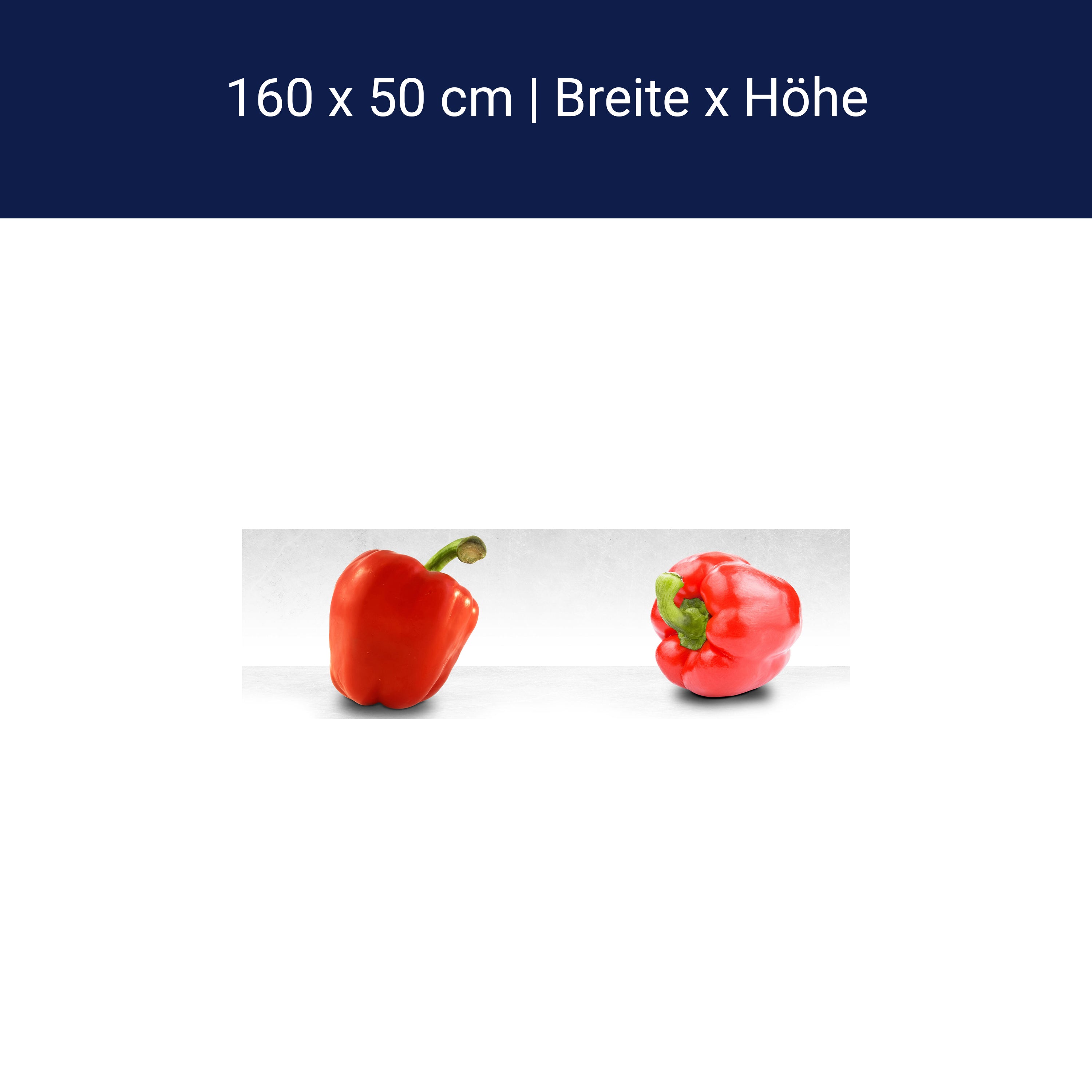 Küchenrückwand Rote Paprikas M0979 Küchenrückwand Rote Paprikas M0979