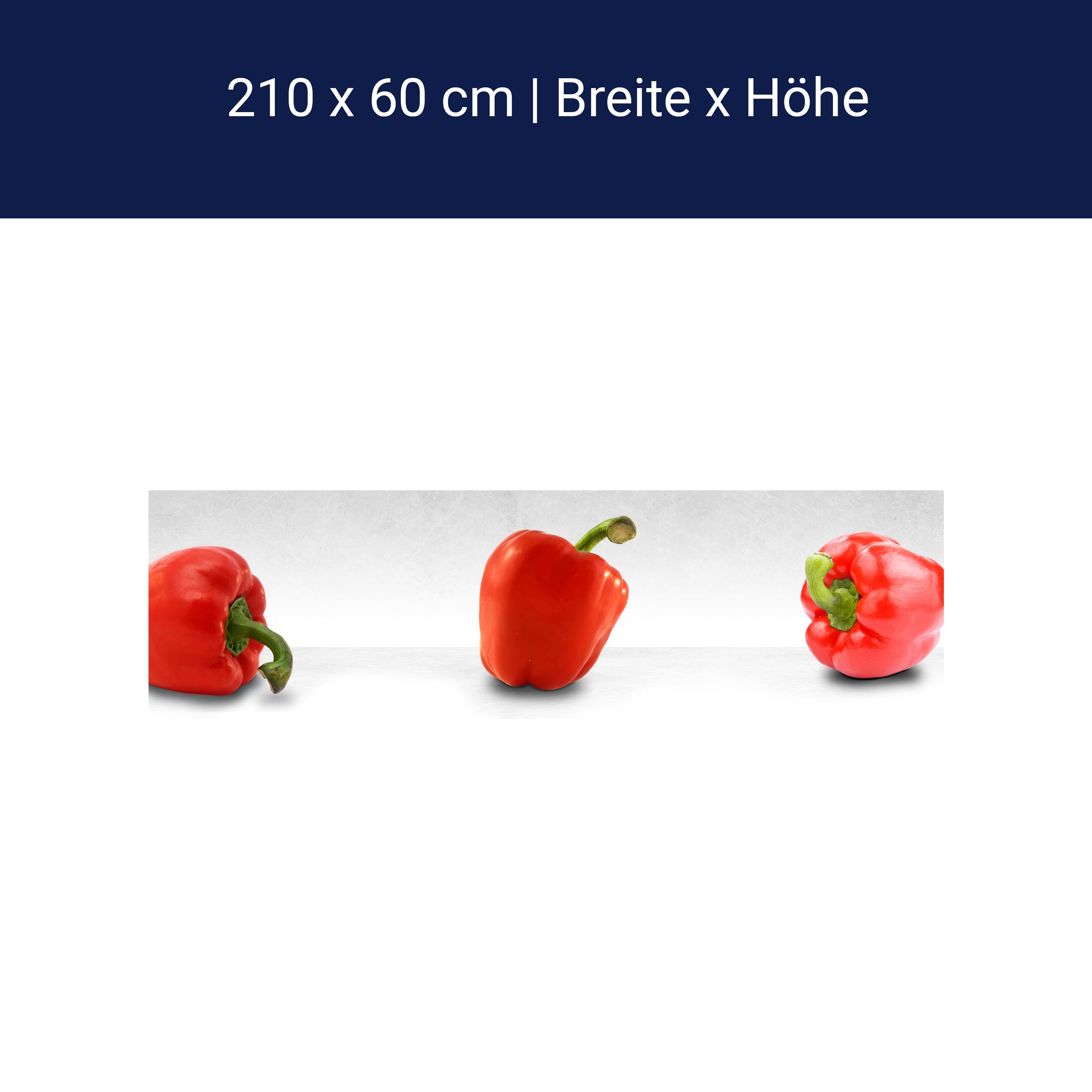 Küchenrückwand Rote Paprikas M0979 Küchenrückwand Rote Paprikas M0979