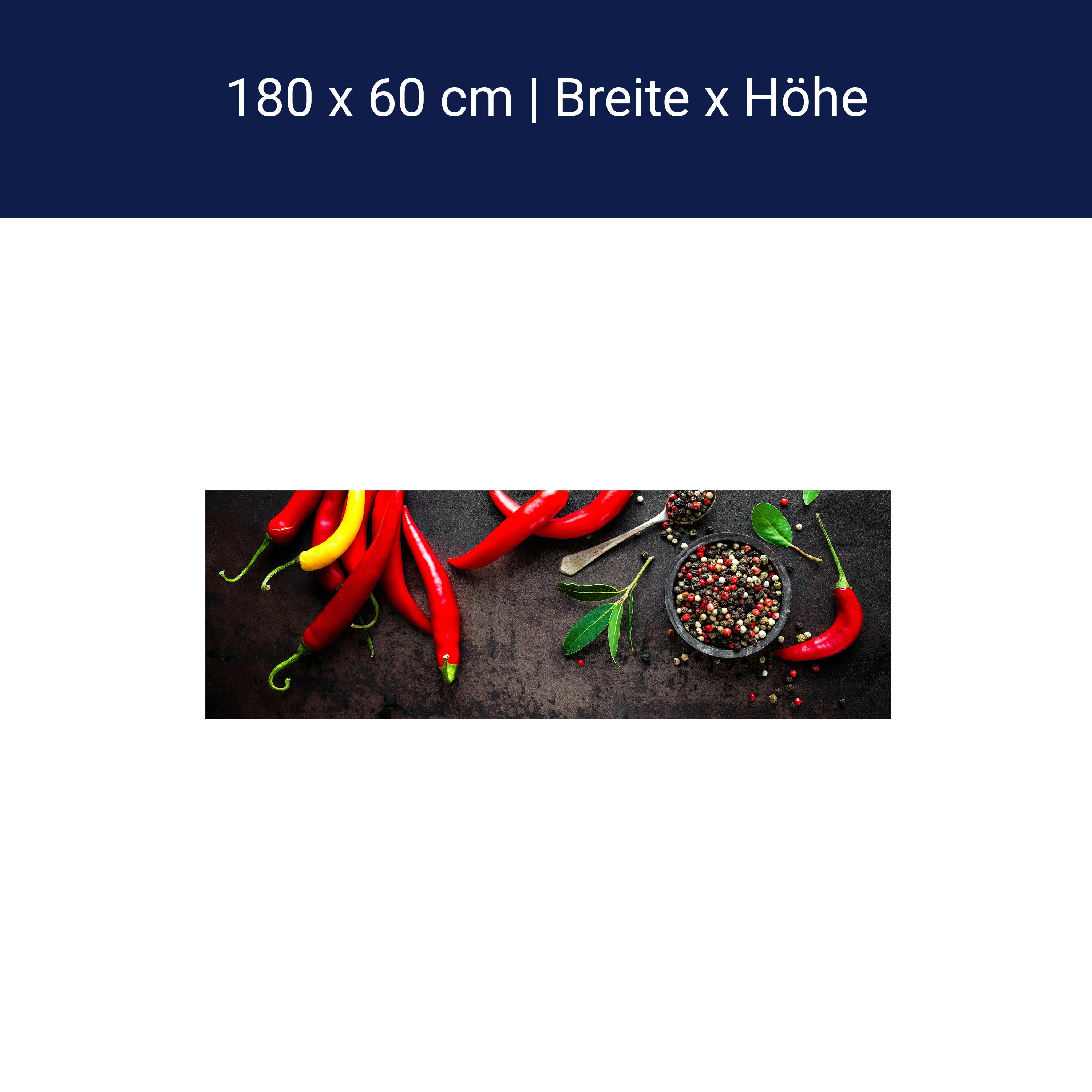 Küchenrückwand Chili-Pfeffer M0983 Küchenrückwand Chili-Pfeffer M0983