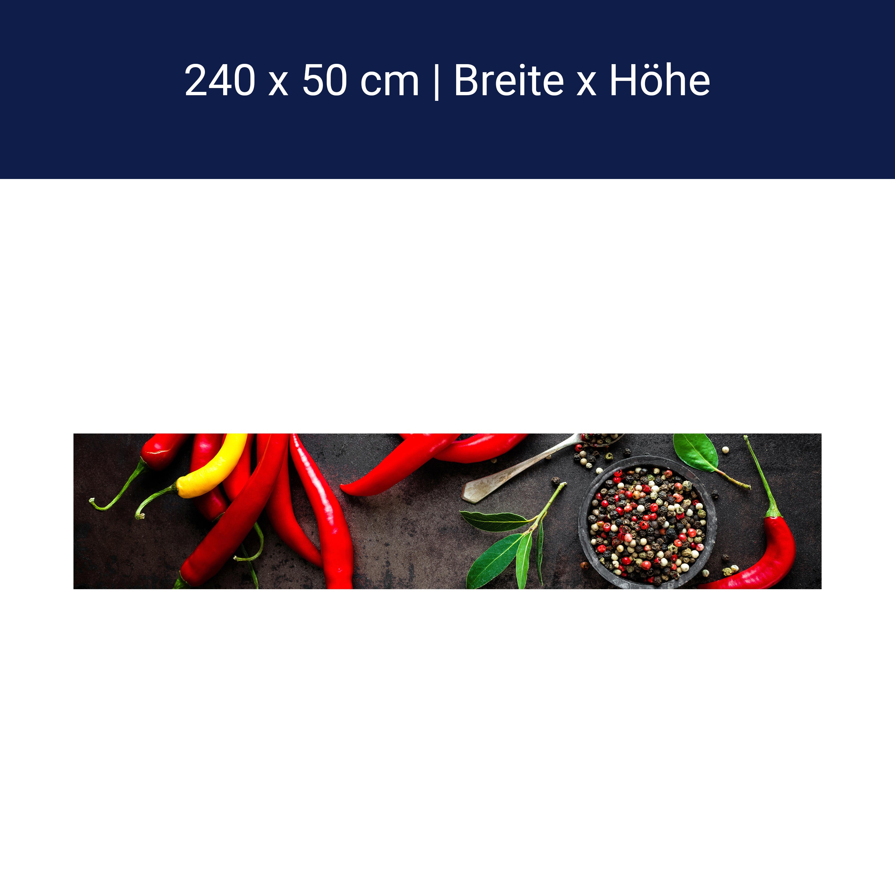 Küchenrückwand Chili-Pfeffer M0983 Küchenrückwand Chili-Pfeffer M0983