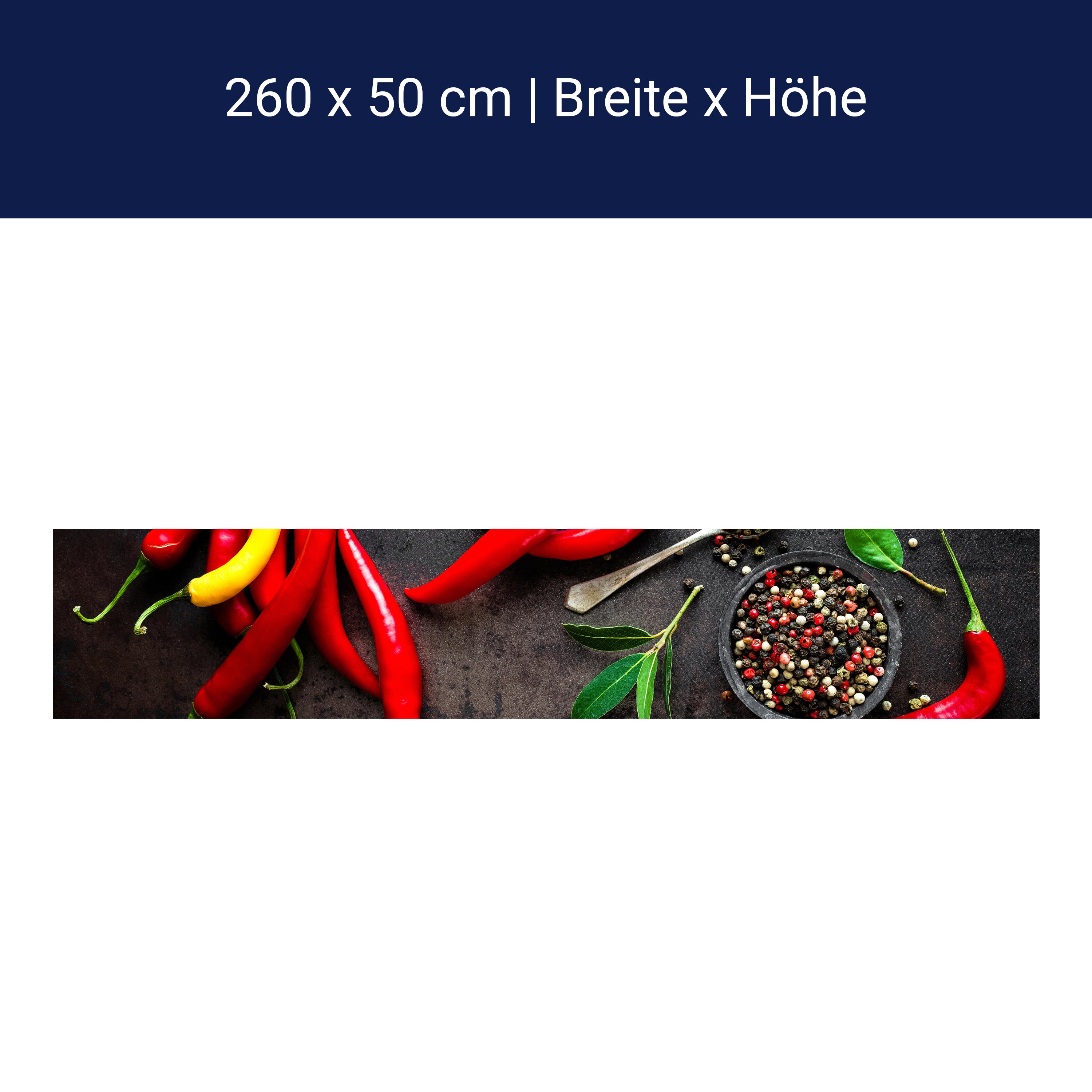Küchenrückwand Chili-Pfeffer M0983 Küchenrückwand Chili-Pfeffer M0983