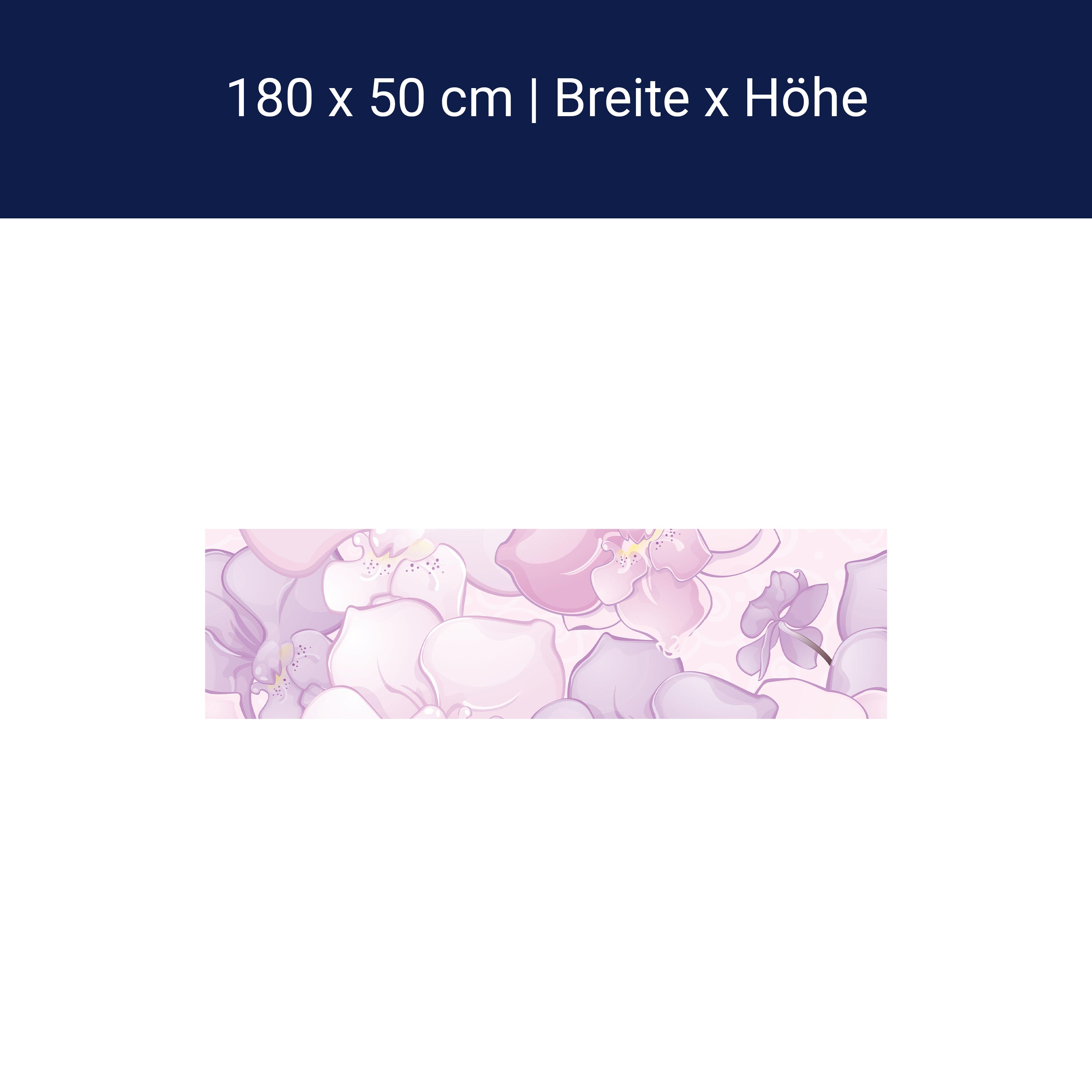 Küchenrückwand Elegantes Blumenmotiv M0998