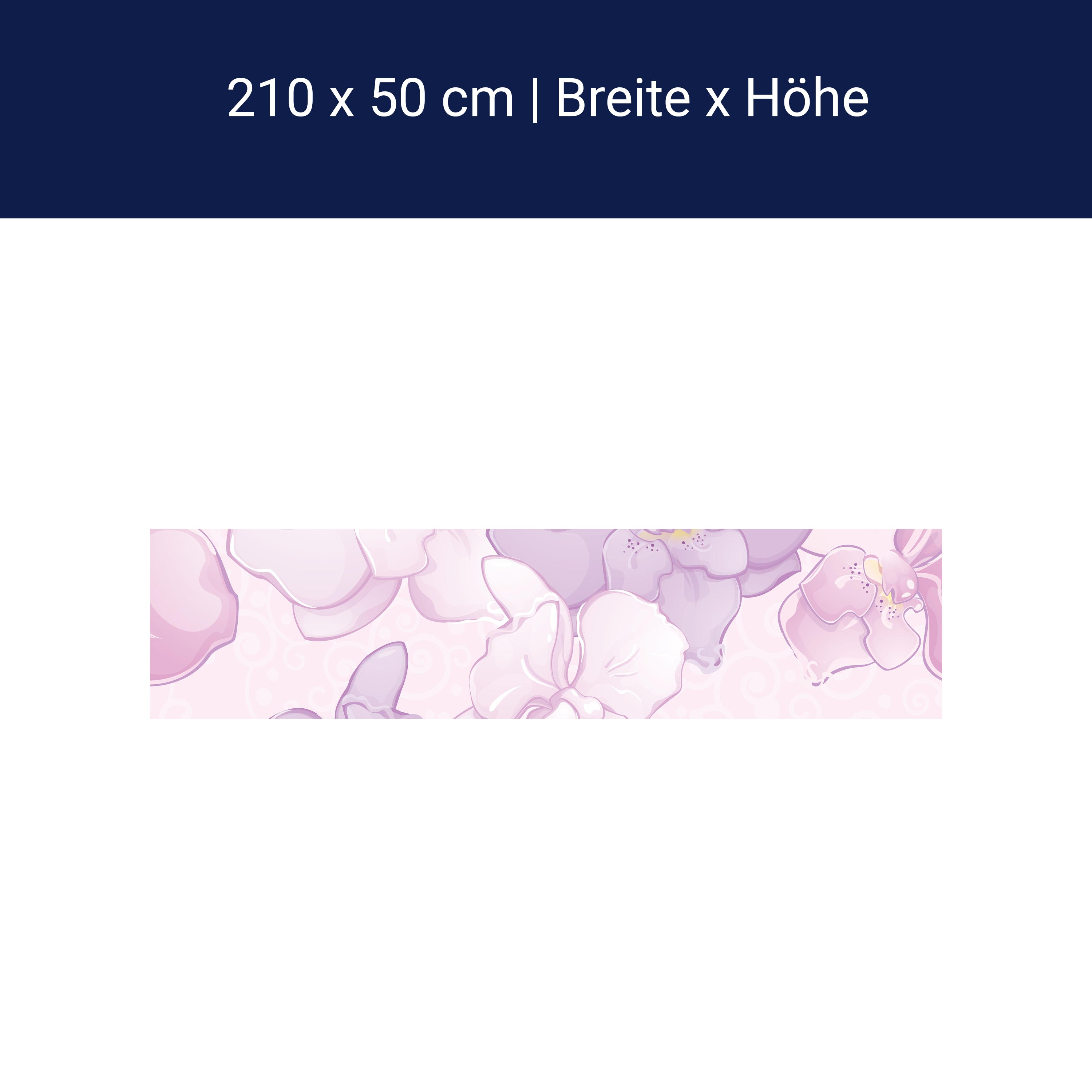 Küchenrückwand Elegantes Blumenmotiv M0998 Küchenrückwand Elegantes Blumenmotiv M0998