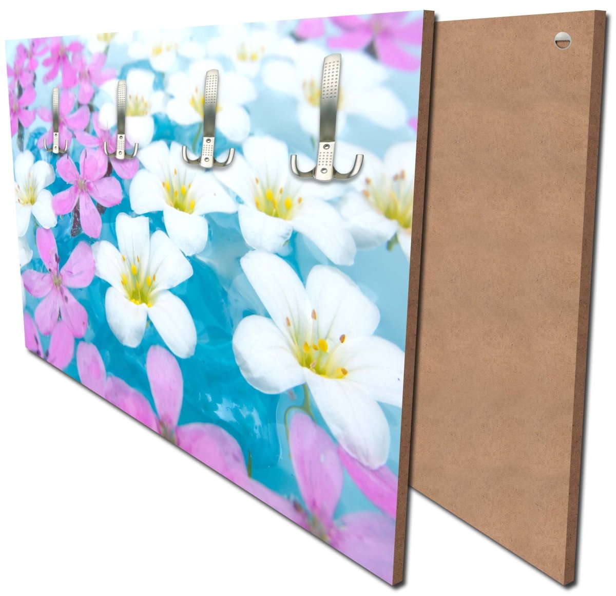 Garderobe Weiße und rosa Blumen M1001 Garderobe Weiße und rosa Blumen M1001