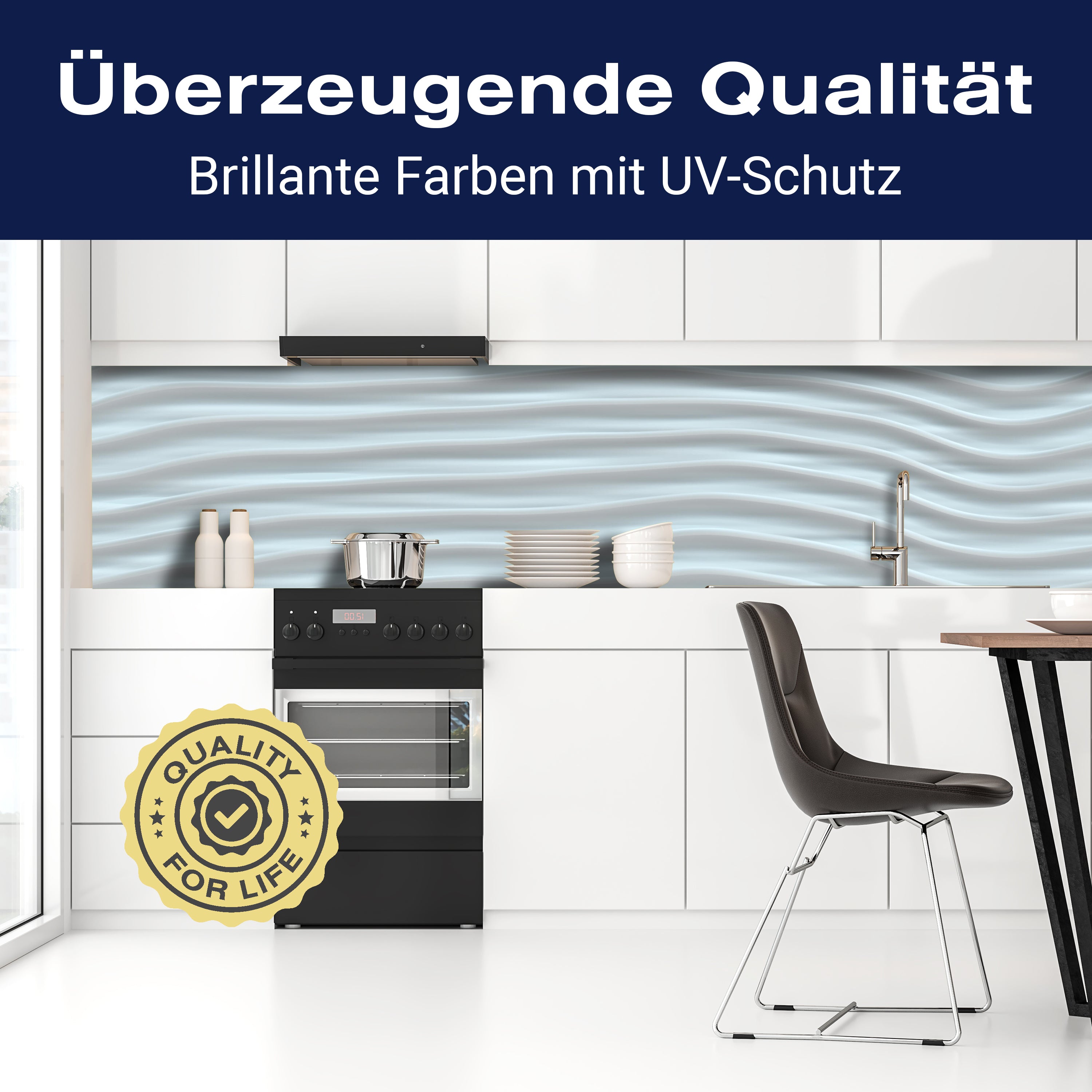 Küchenrückwand Abstrakte weiße Holztextur M1006 entdecken - Bild 2 Küchenrückwand Abstrakte weiße Holztextur M1006 entdecken - Bild 2