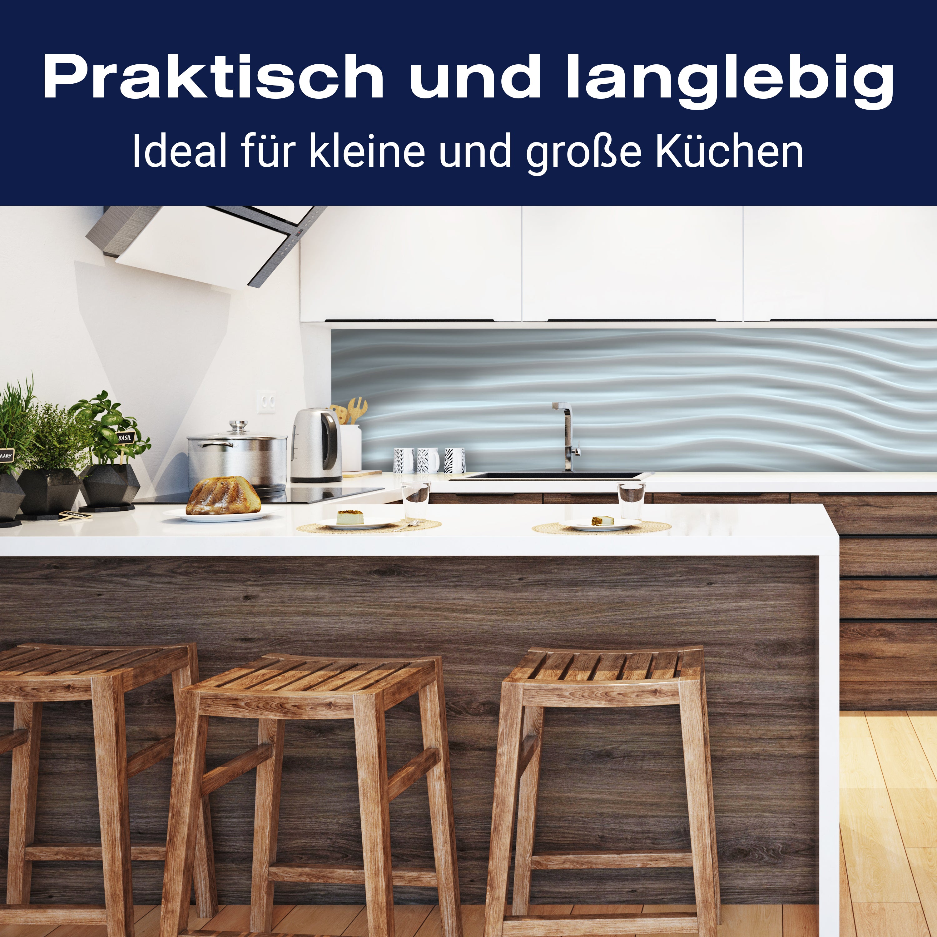 Küchenrückwand Abstrakte weiße Holztextur M1006 entdecken - Bild 3 Küchenrückwand Abstrakte weiße Holztextur M1006 entdecken - Bild 3