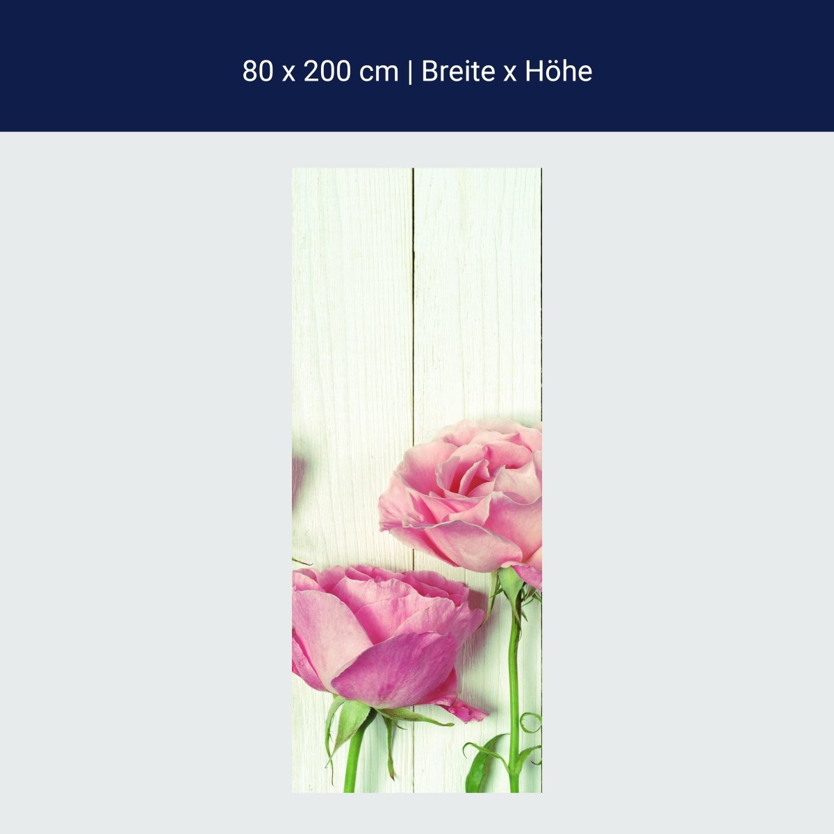 Duschwand Frische Gartenrosen M1021 Duschwand Frische Gartenrosen M1021