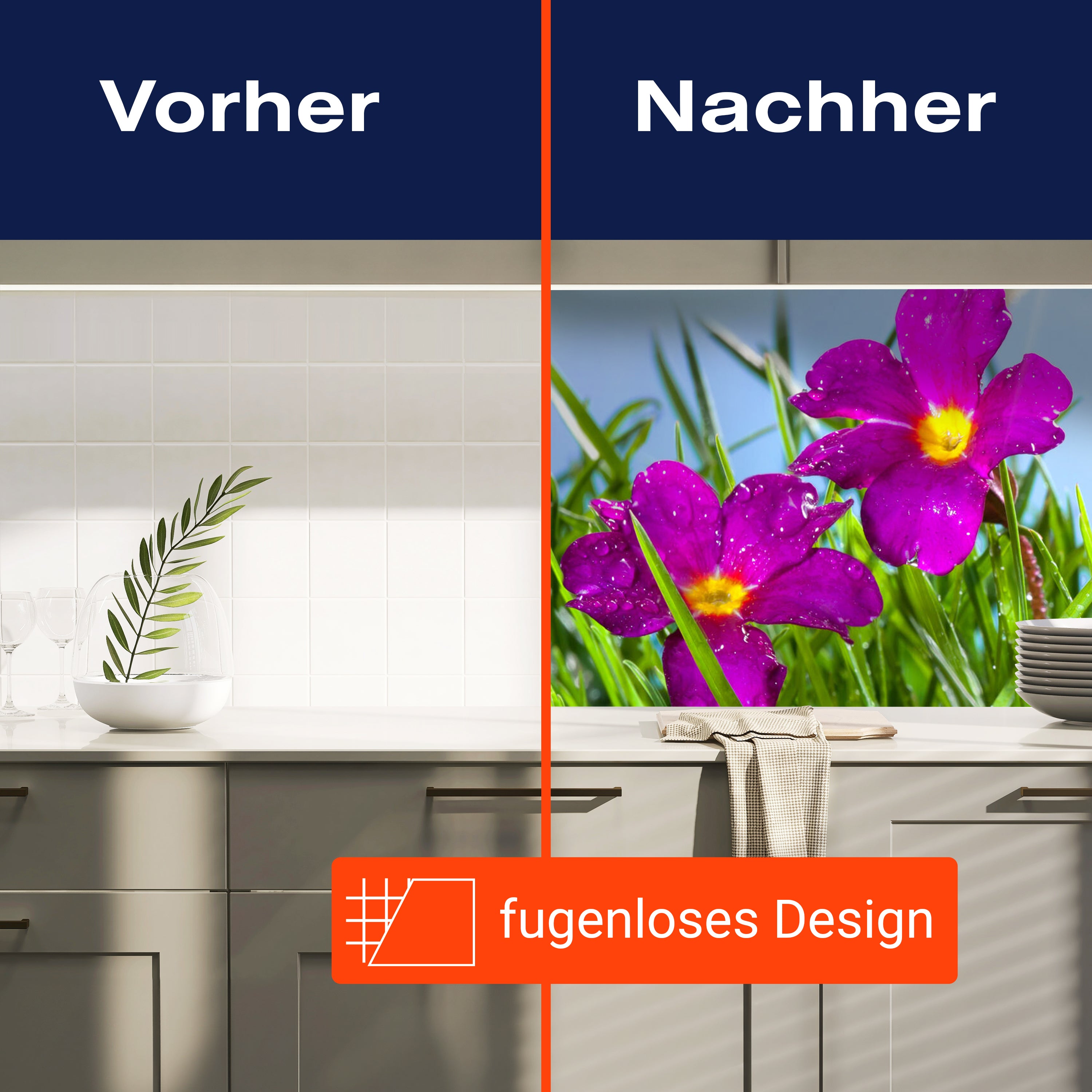 Küchenrückwand Blühende Wiese unter blauem Himmel M1044 entdecken - Bild 9 Küchenrückwand Blühende Wiese unter blauem Himmel M1044 entdecken - Bild 9