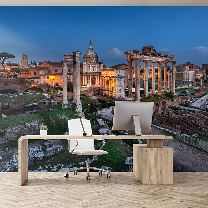 Fototapete Panorama des römischen Forums M1056 - Bild 1