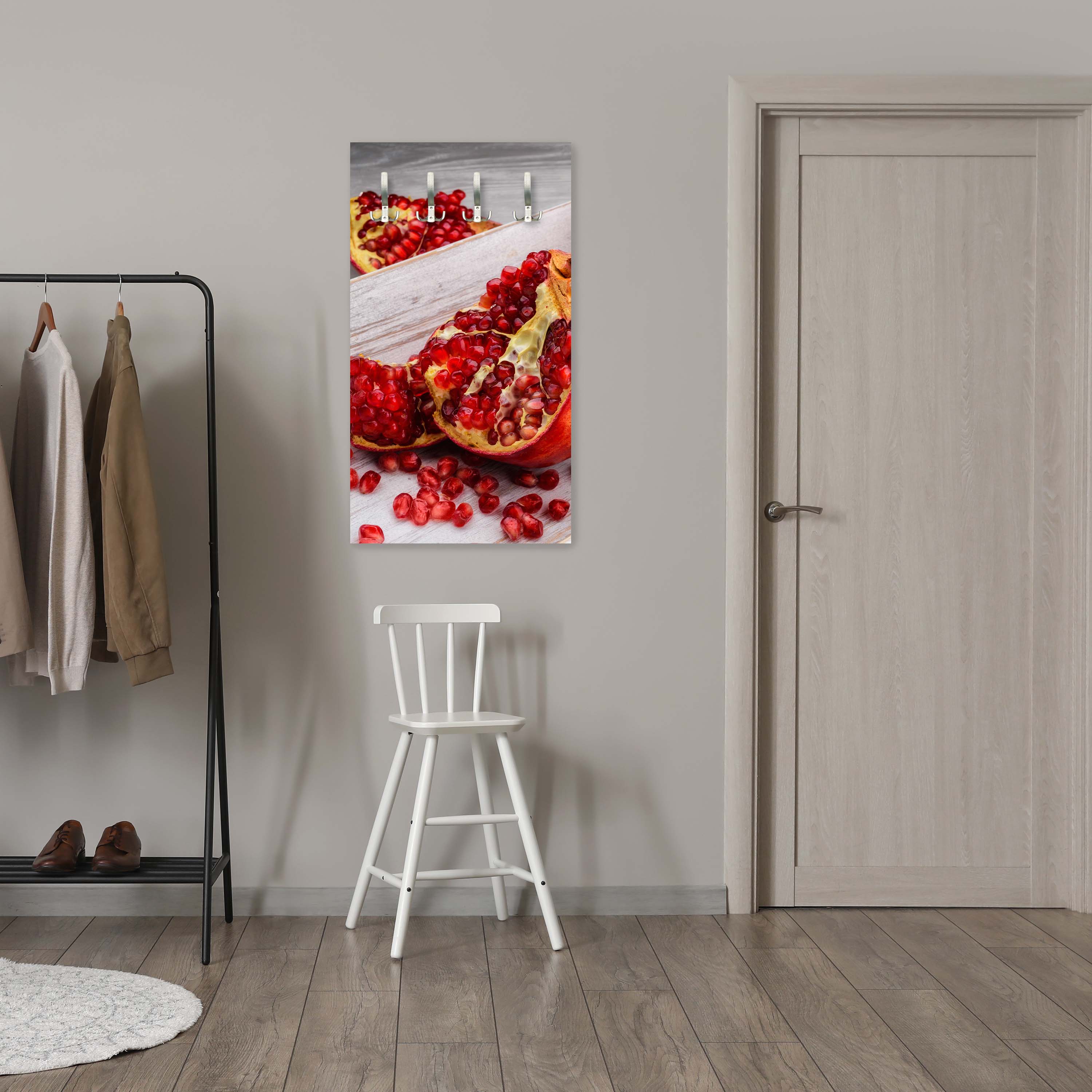 Garderobe Rote Granatapfelfrüchte M1063 entdecken - Bild 3 Garderobe Rote Granatapfelfrüchte M1063 entdecken - Bild 3