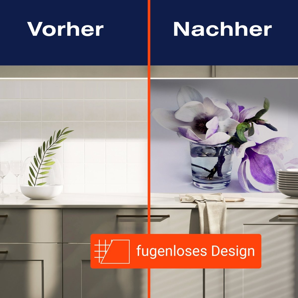 Küchenrückwand Blumen Violett Glas M1069 entdecken - Bild 9 Küchenrückwand Blumen Violett Glas M1069 entdecken - Bild 9