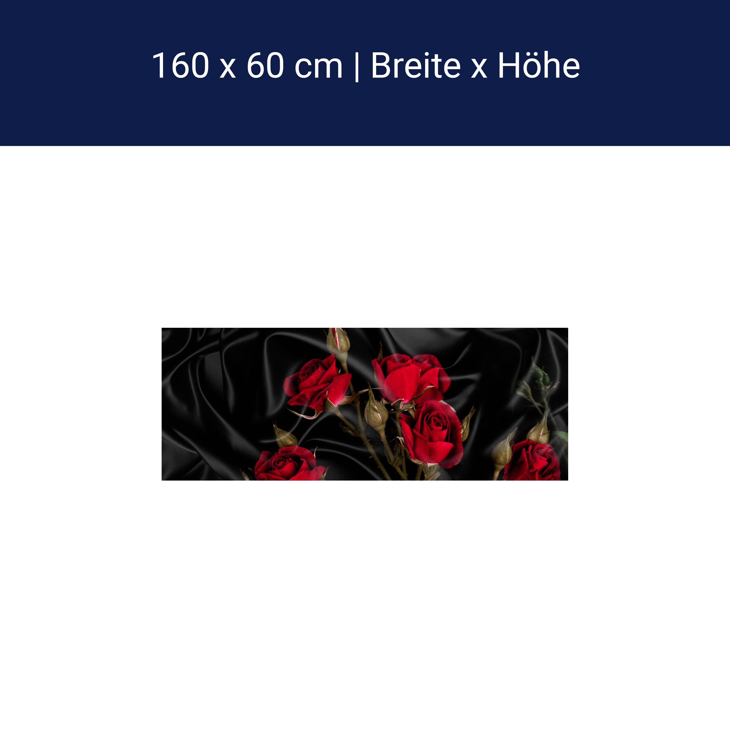 Küchenrückwand Rosen Rot Schwarz Tuch Seide M1078 Küchenrückwand Rosen Rot Schwarz Tuch Seide M1078