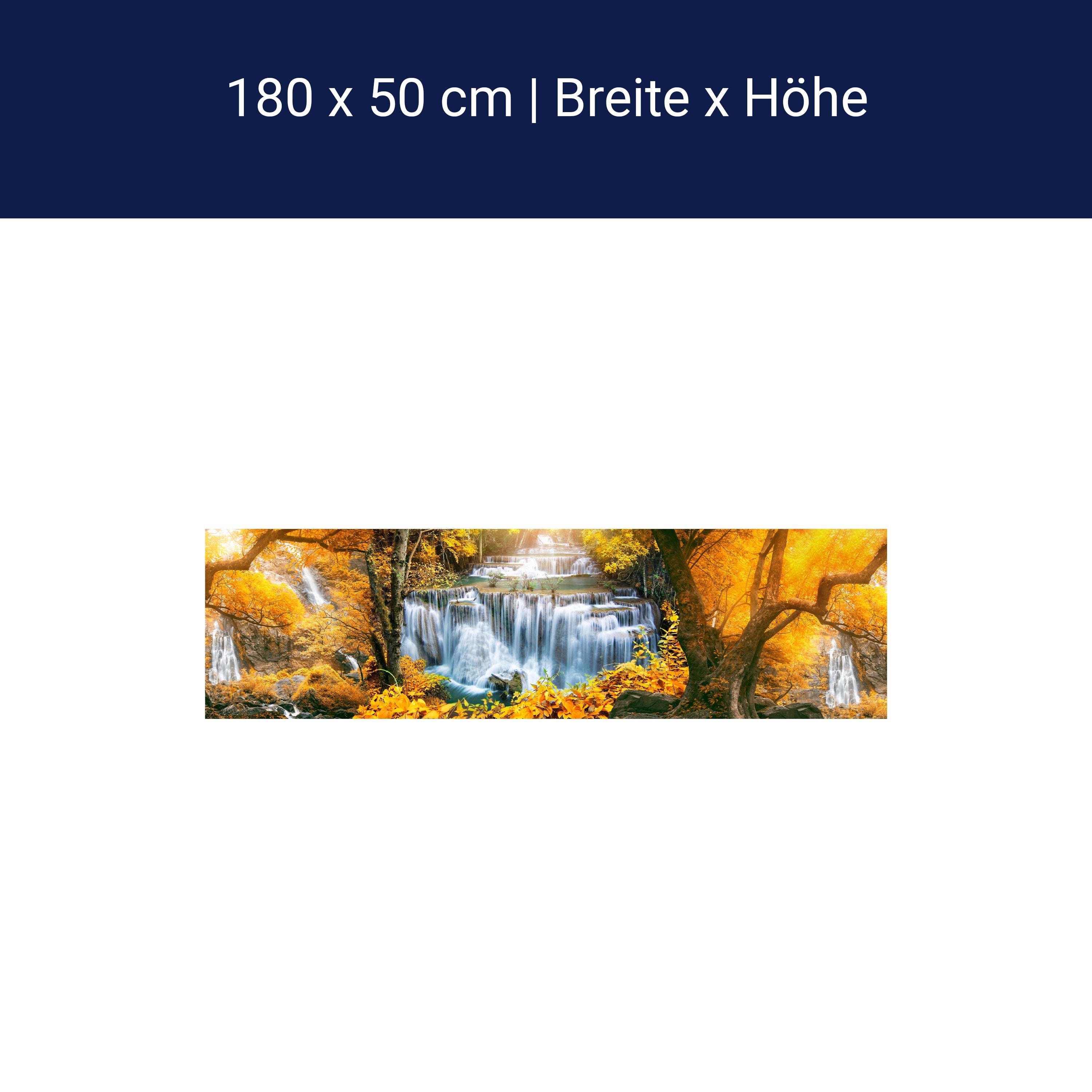 Küchenrückwand Wasserfälle Bäum Herbst Gold M1082 Küchenrückwand Wasserfälle Bäum Herbst Gold M1082