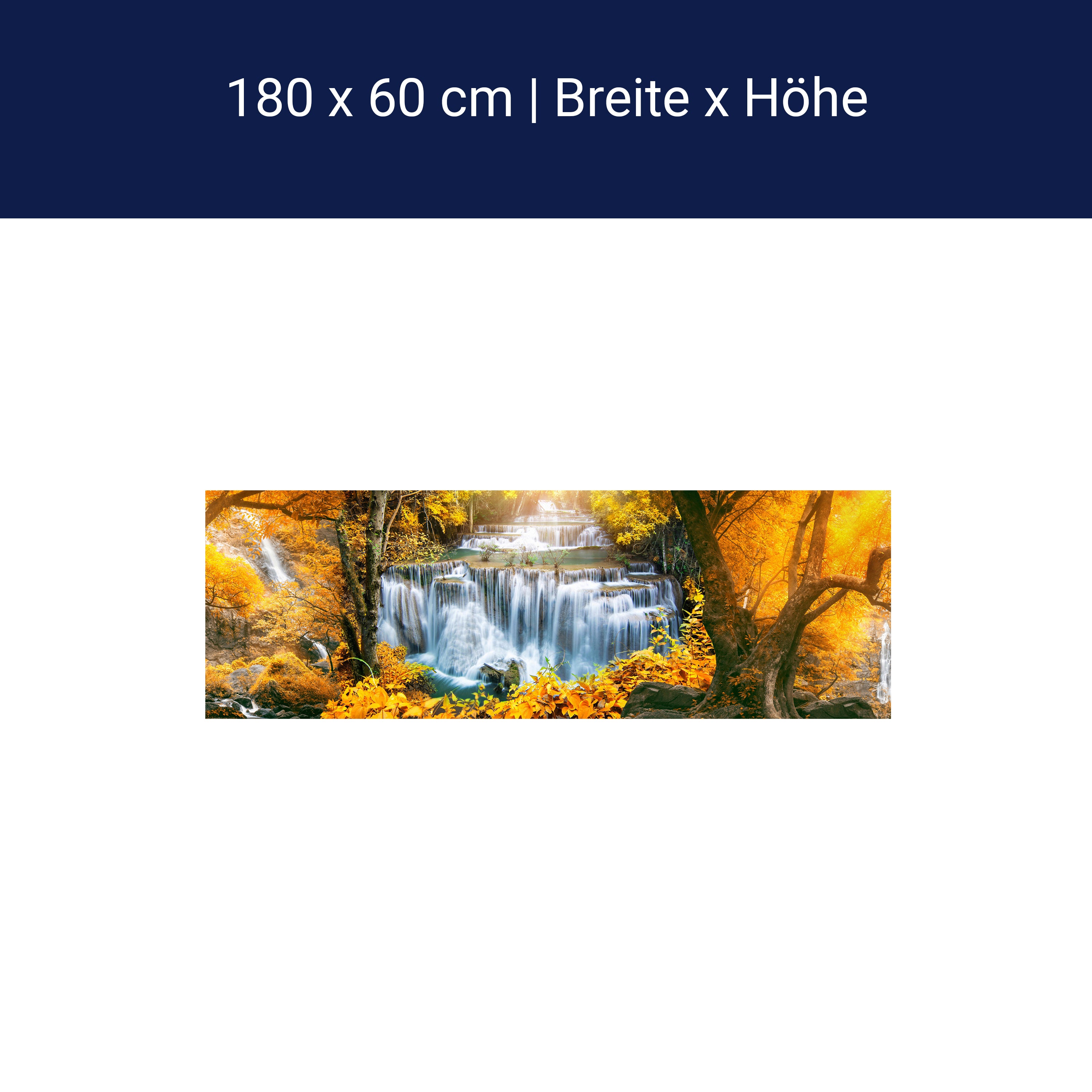 Küchenrückwand Wasserfälle Bäum Herbst Gold M1082 Küchenrückwand Wasserfälle Bäum Herbst Gold M1082