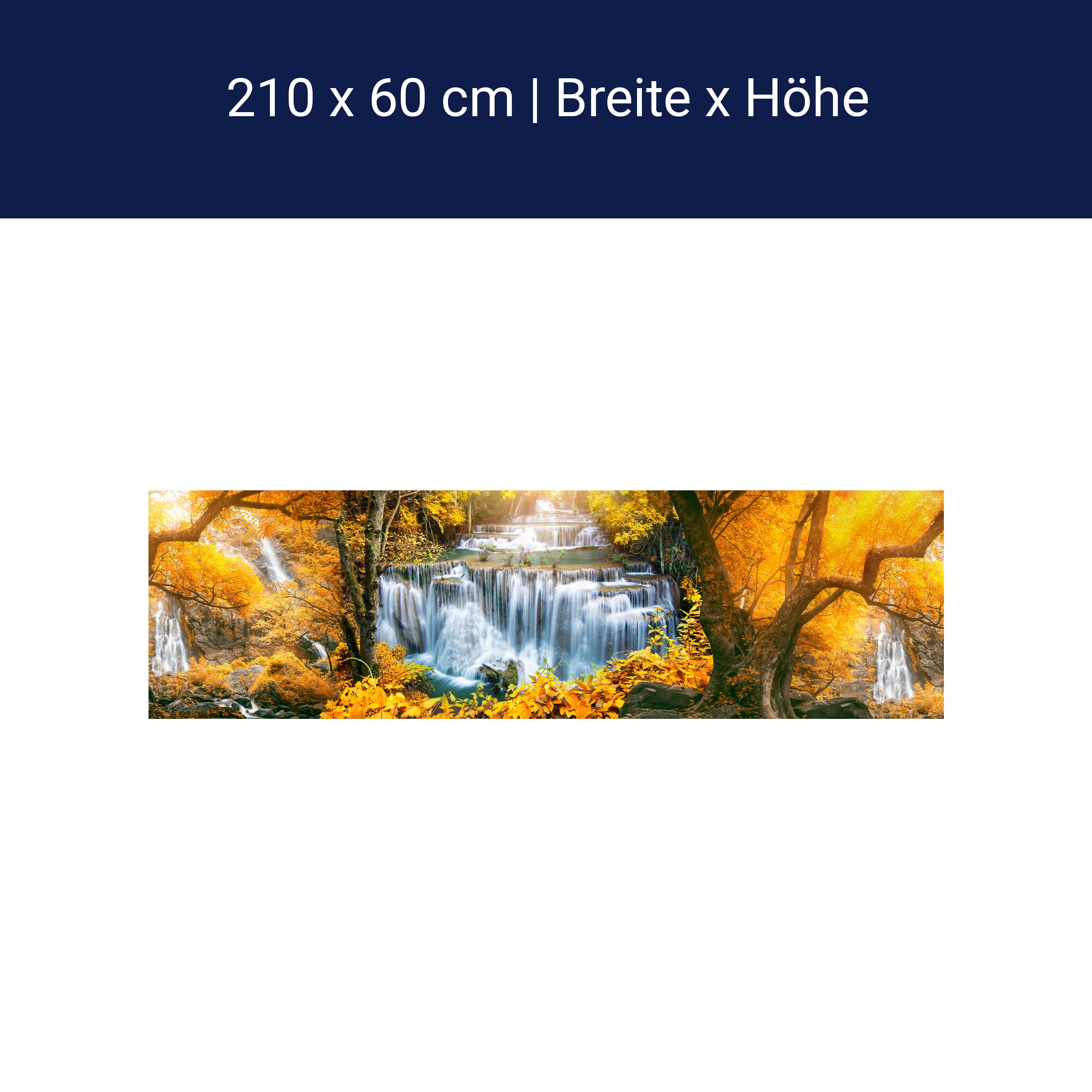 Küchenrückwand Wasserfälle Bäum Herbst Gold M1082 Küchenrückwand Wasserfälle Bäum Herbst Gold M1082