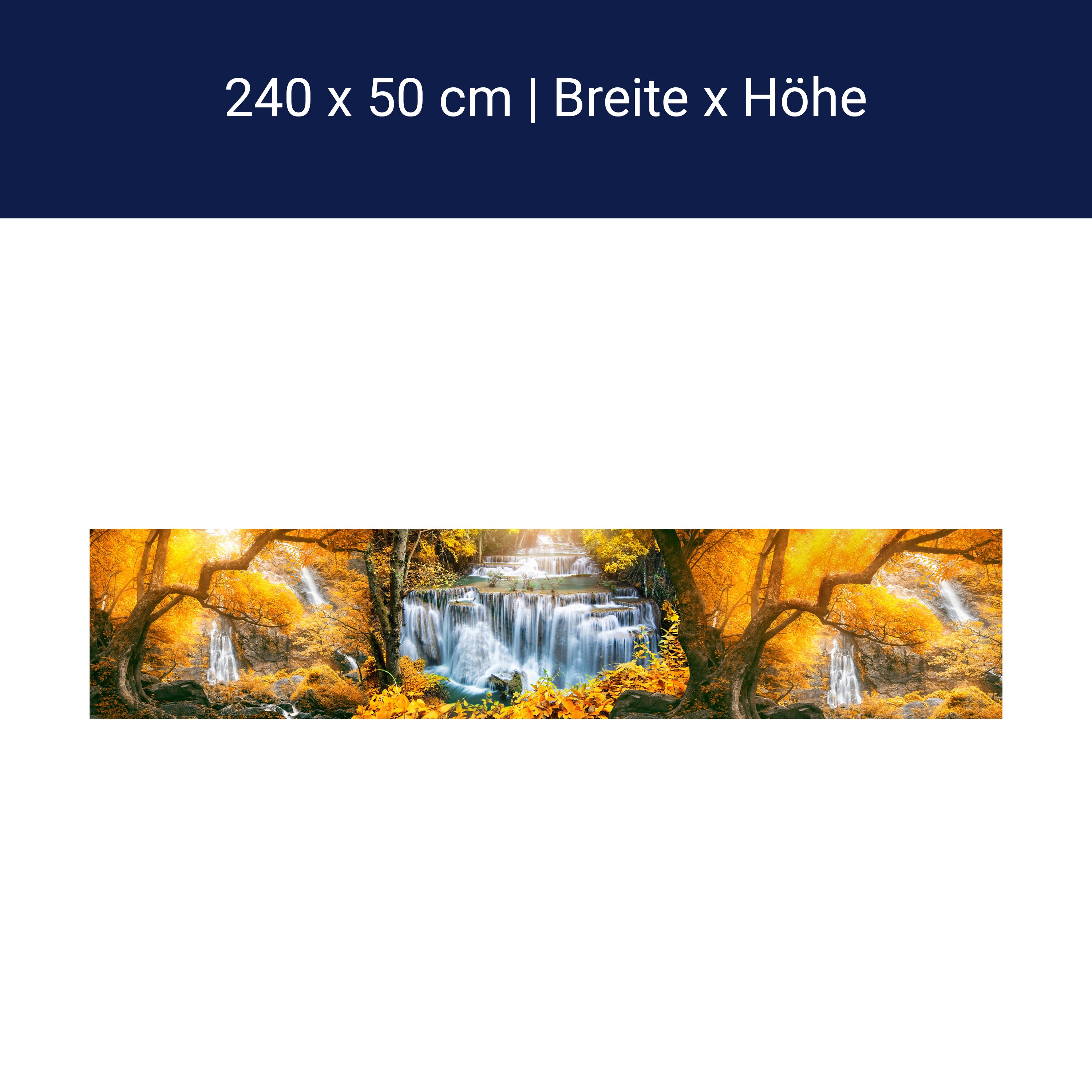 Küchenrückwand Wasserfälle Bäum Herbst Gold M1082 Küchenrückwand Wasserfälle Bäum Herbst Gold M1082