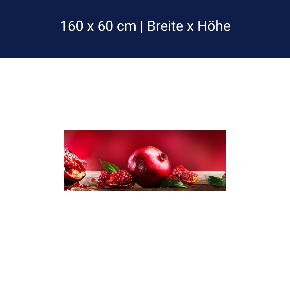 Küchenrückwand Granatapfel Rot Obst M1097