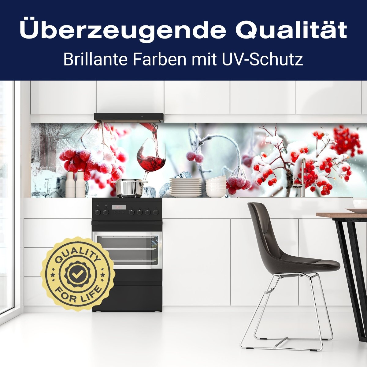 Küchenrückwand Johannisbeere Wein Eis Schnee Frost Rot M1101 entdecken - Bild 2 Küchenrückwand Johannisbeere Wein Eis Schnee Frost Rot M1101 entdecken - Bild 2