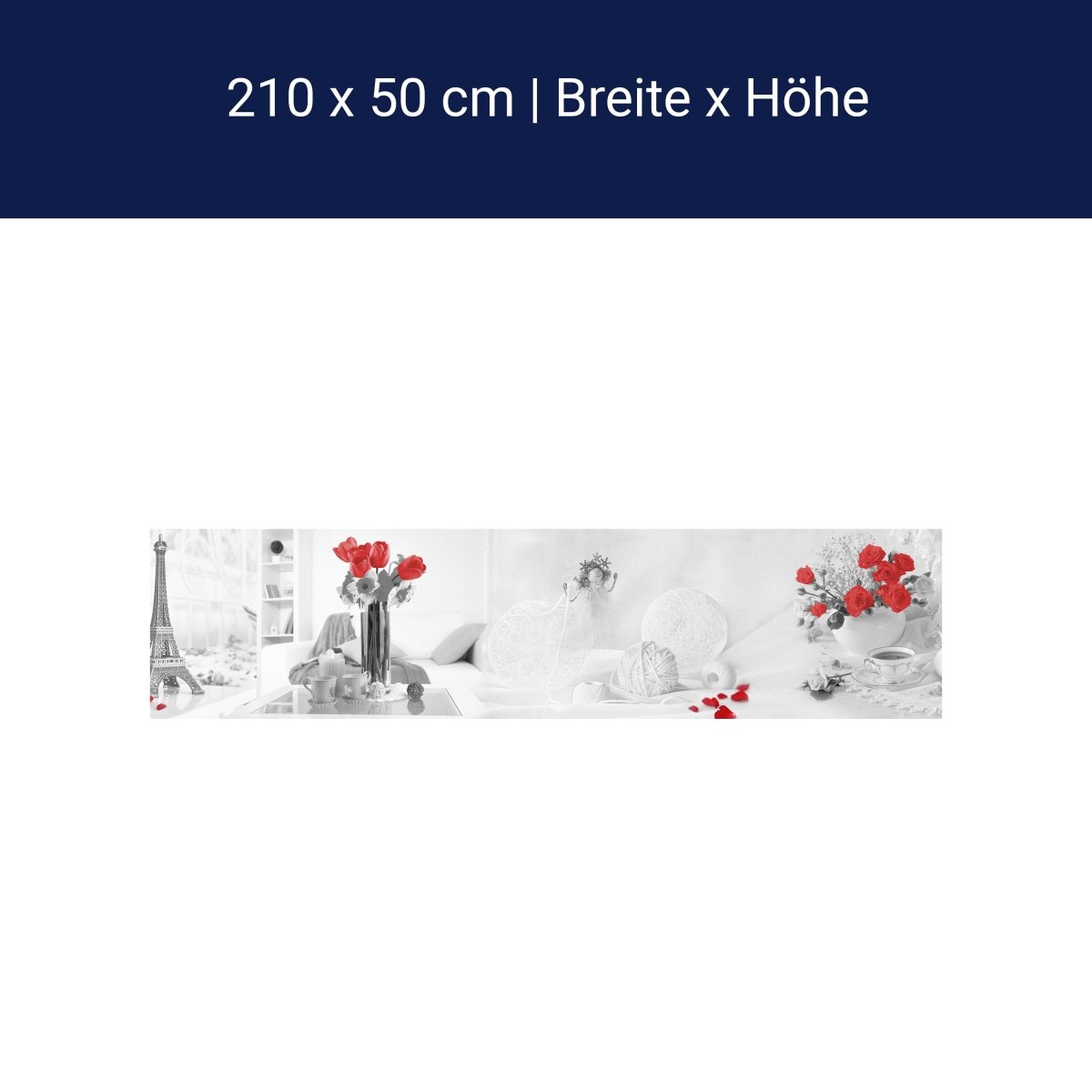 Küchenrückwand Weiß Rot Engel Wolle Rosen Porzellan M1114 Küchenrückwand Weiß Rot Engel Wolle Rosen Porzellan M1114