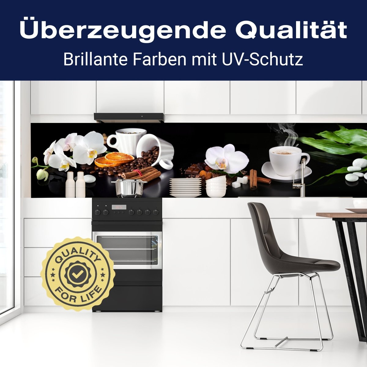 Küchenrückwand Kaffee Zimt Orange Tasse Steine Blüte Sc M1132 entdecken - Bild 2 Küchenrückwand Kaffee Zimt Orange Tasse Steine Blüte Sc M1132 entdecken - Bild 2