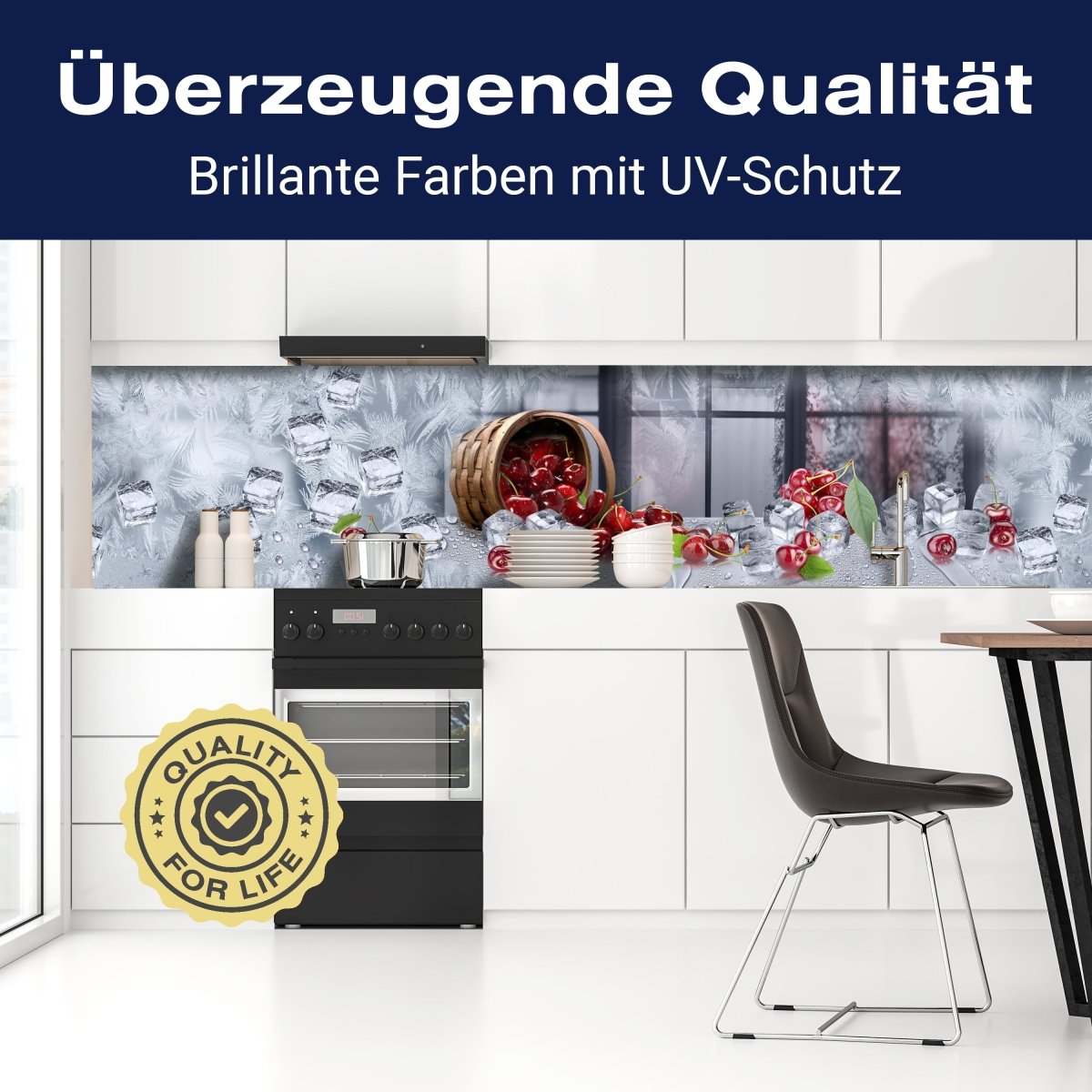 Küchenrückwand Kirschen Korb Eis Kalt Frost Fenster M1138 entdecken - Bild 2 Küchenrückwand Kirschen Korb Eis Kalt Frost Fenster M1138 entdecken - Bild 2