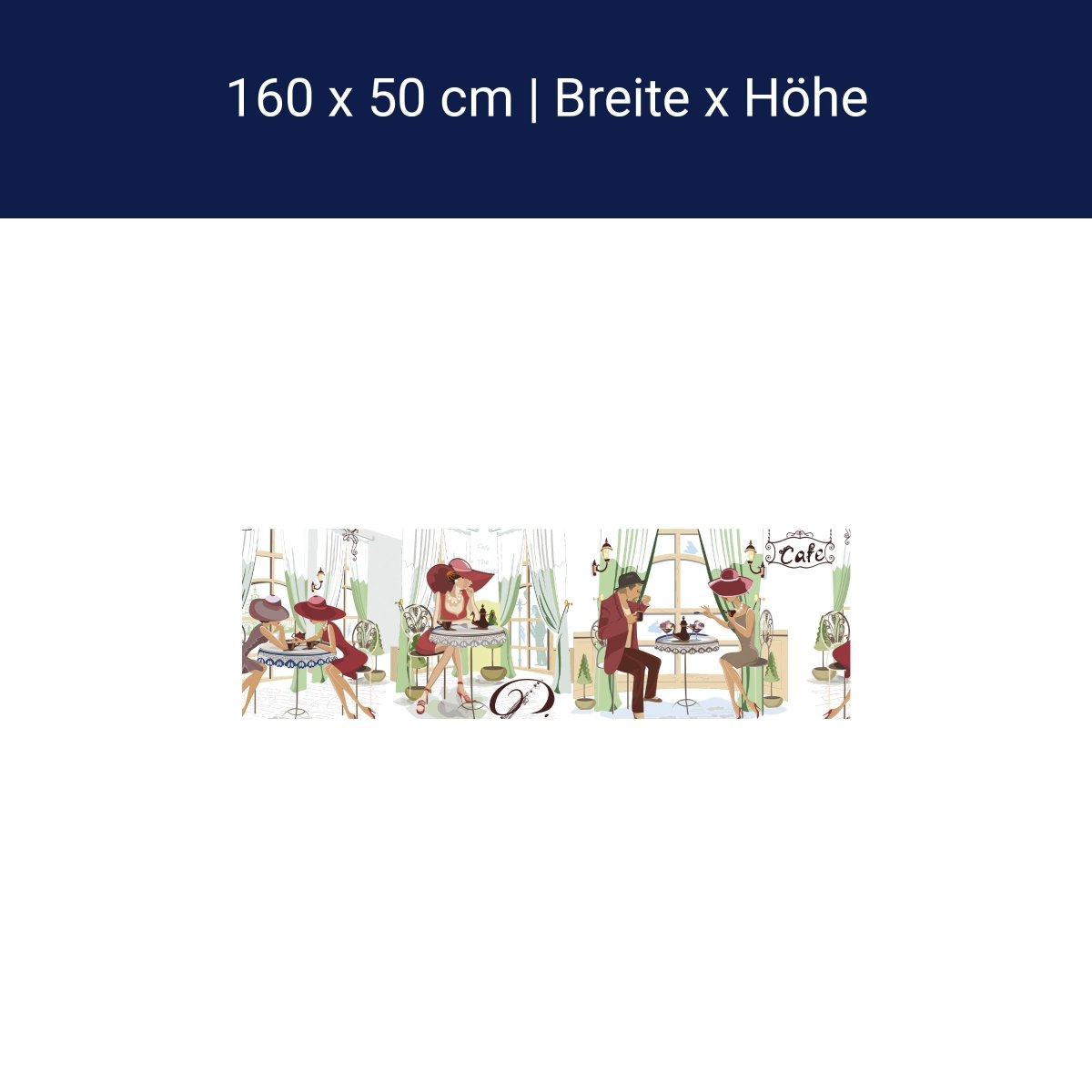 Küchenrückwand Paris Cafe Kaffee Comic Hut Popart M1139 Küchenrückwand Paris Cafe Kaffee Comic Hut Popart M1139