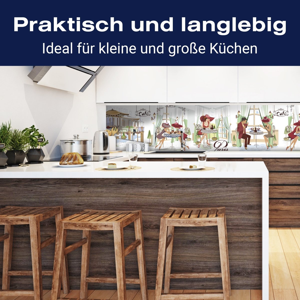 Küchenrückwand Paris Cafe Kaffee Comic Hut Popart M1139 entdecken - Bild 3 Küchenrückwand Paris Cafe Kaffee Comic Hut Popart M1139 entdecken - Bild 3