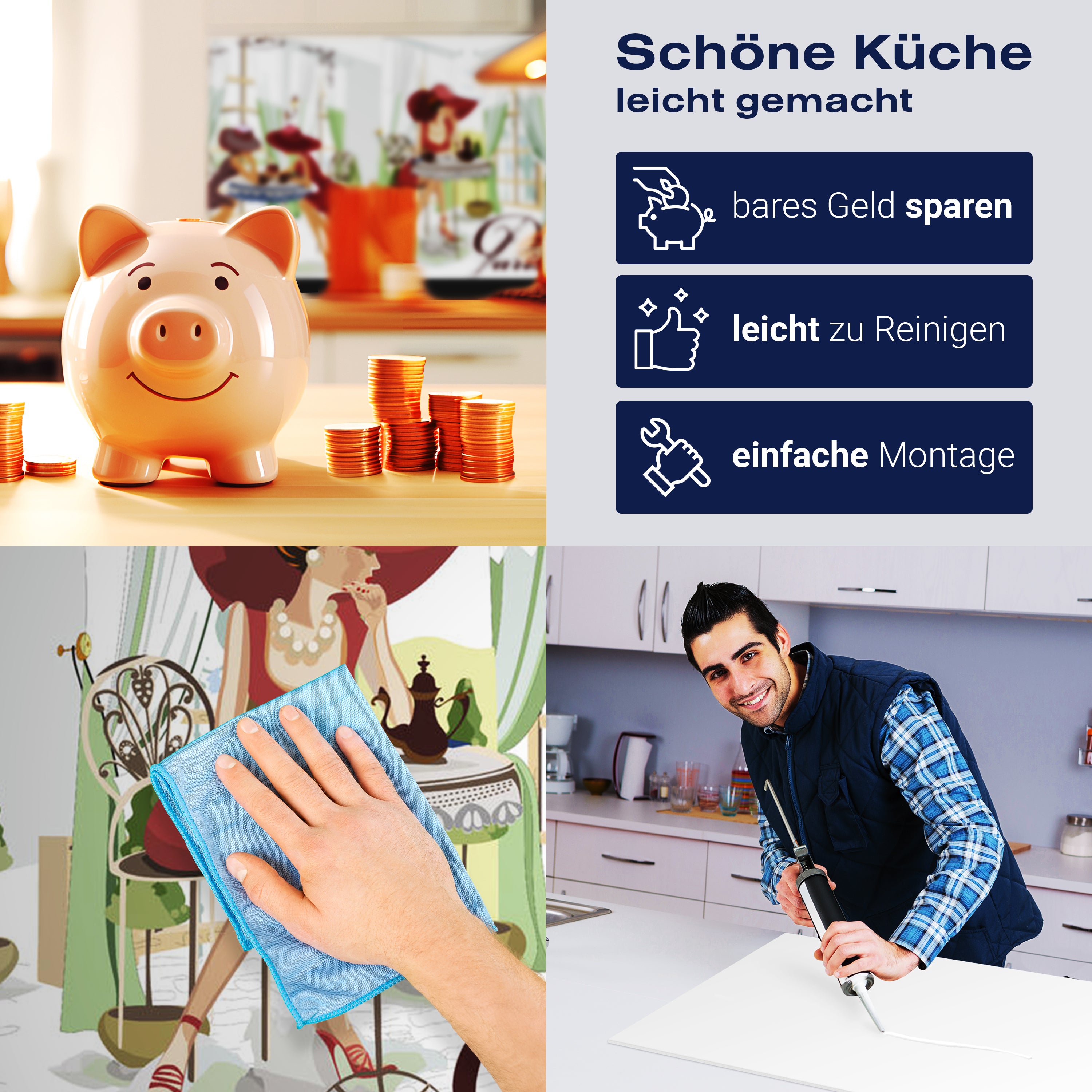 Küchenrückwand Paris Cafe Kaffee Comic Hut Popart M1139 entdecken - Bild 7 Küchenrückwand Paris Cafe Kaffee Comic Hut Popart M1139 entdecken - Bild 7