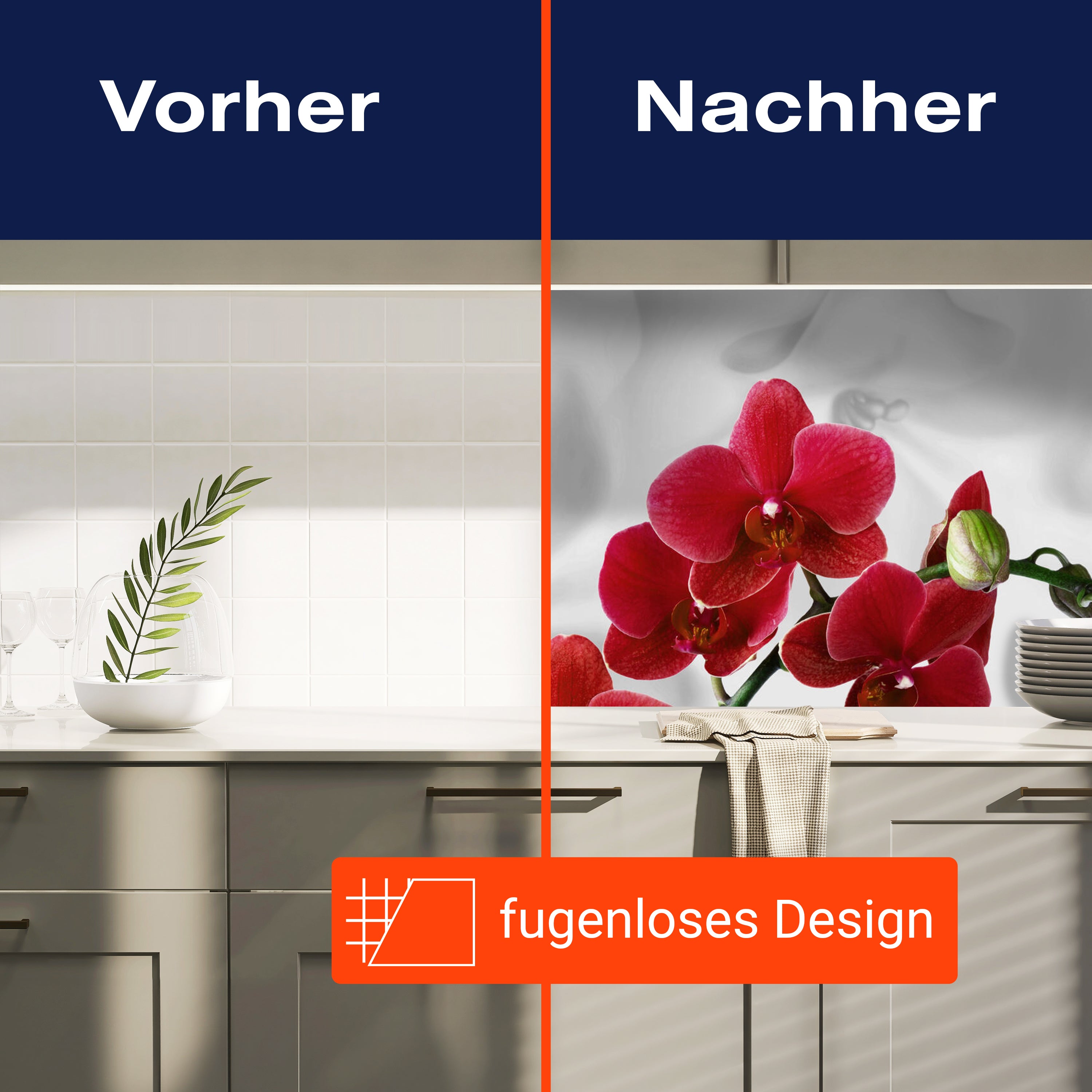 Küchenrückwand Orchideen Rot Weiß Pflanze Hintergrund M1148 entdecken - Bild 9 Küchenrückwand Orchideen Rot Weiß Pflanze Hintergrund M1148 entdecken - Bild 9