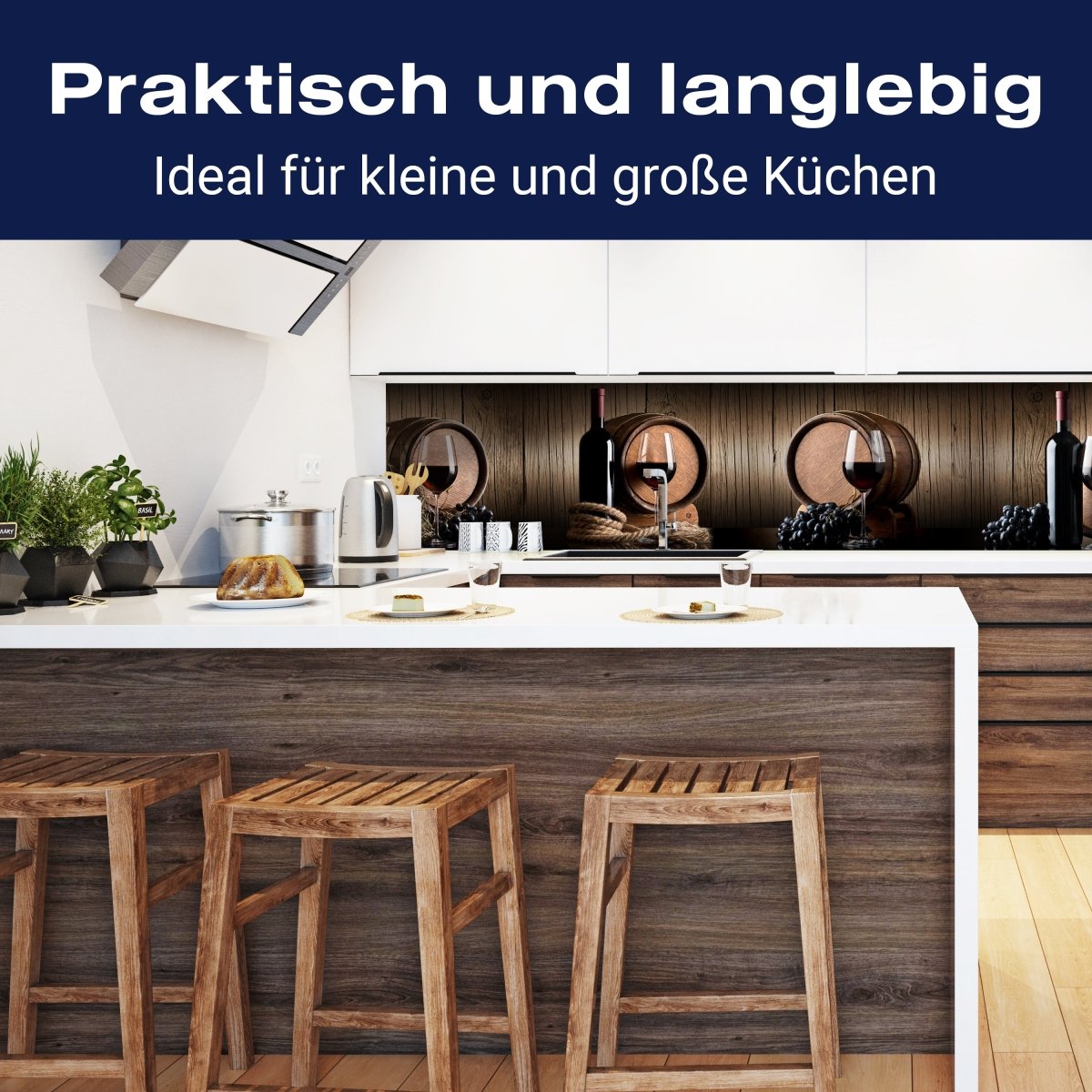 Küchenrückwand Wein Fass Dunkel Weintrauben Seil Holz M1160 entdecken - Bild 3 Küchenrückwand Wein Fass Dunkel Weintrauben Seil Holz M1160 entdecken - Bild 3