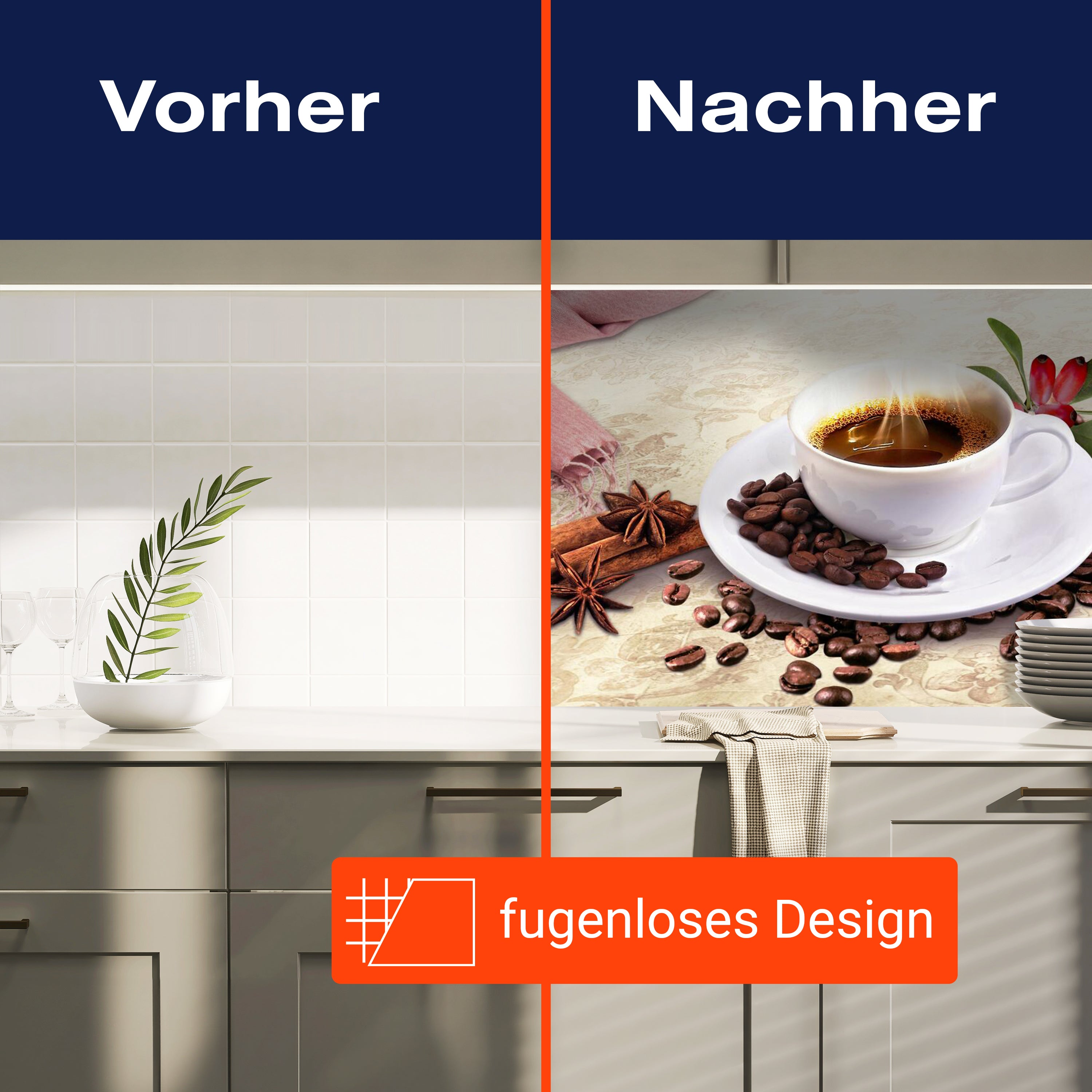 Küchenrückwand Kaffee Tasse Glas Schokolade Haselnuss M1170 entdecken - Bild 9 Küchenrückwand Kaffee Tasse Glas Schokolade Haselnuss M1170 entdecken - Bild 9