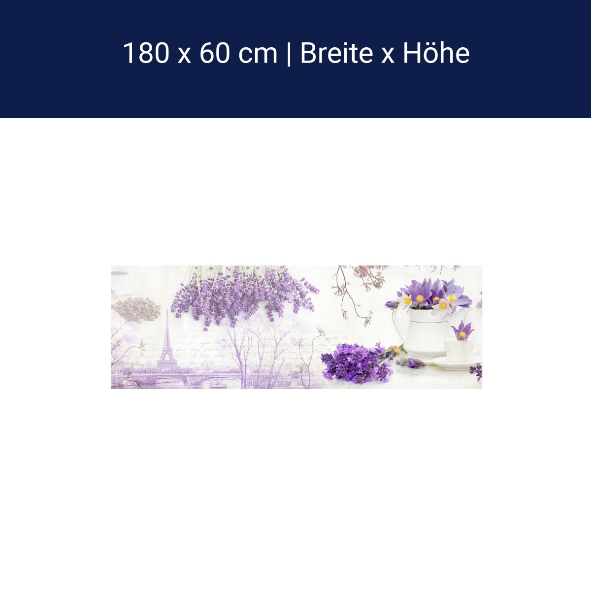 Küchenrückwand Flieder Lila Tassen Kaffee Kaffeebohnen M1172 Küchenrückwand Flieder Lila Tassen Kaffee Kaffeebohnen M1172