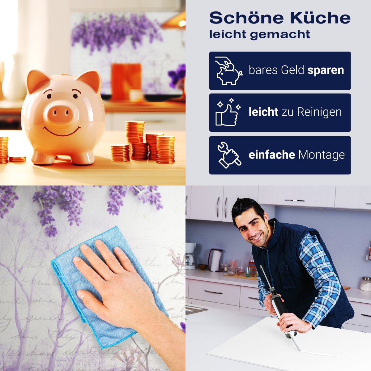 Küchenrückwand Flieder Lila Tassen Kaffee Kaffeebohnen M1172 entdecken - Bild 7 Küchenrückwand Flieder Lila Tassen Kaffee Kaffeebohnen M1172 entdecken - Bild 7