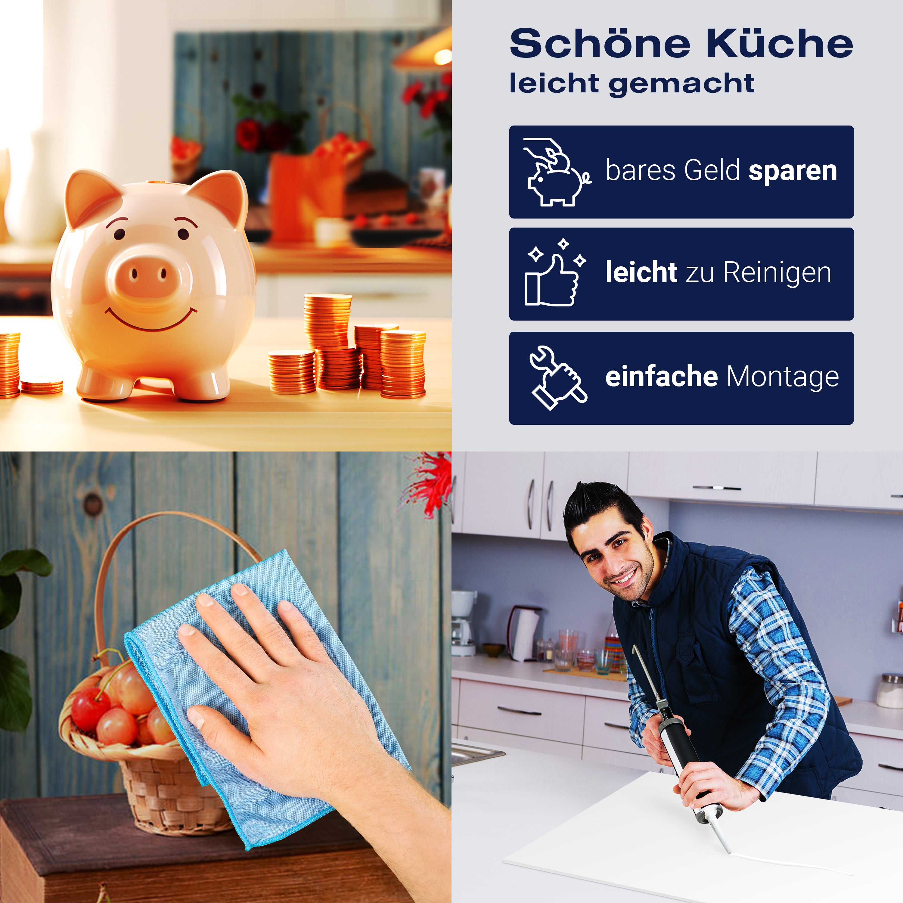 Küchenrückwand Rosen Holz Kanne Kirschen Blüten Gelb M1204 entdecken - Bild 7 Küchenrückwand Rosen Holz Kanne Kirschen Blüten Gelb M1204 entdecken - Bild 7