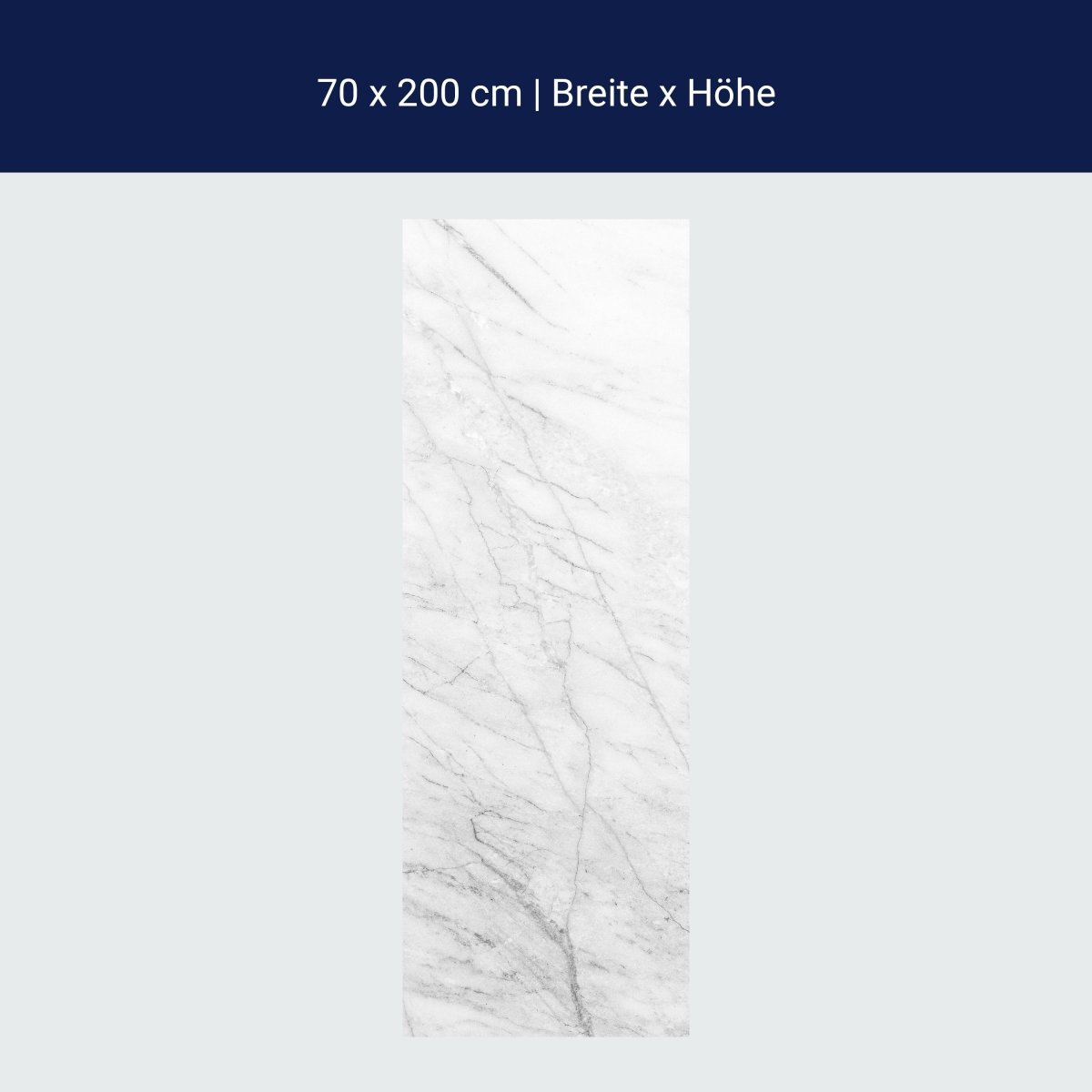 Türtapete weißer Marmor, Naturstein, Stein, Muster M1220