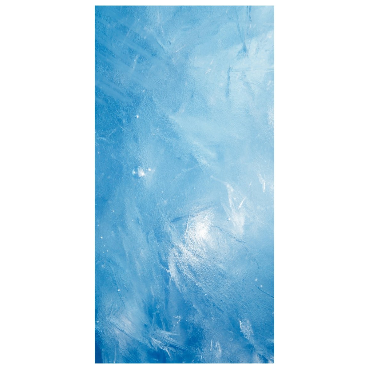 Türtapete Eis Nahaufnahme, Luftblase, Blau, Wasser M1223 - Bild 2