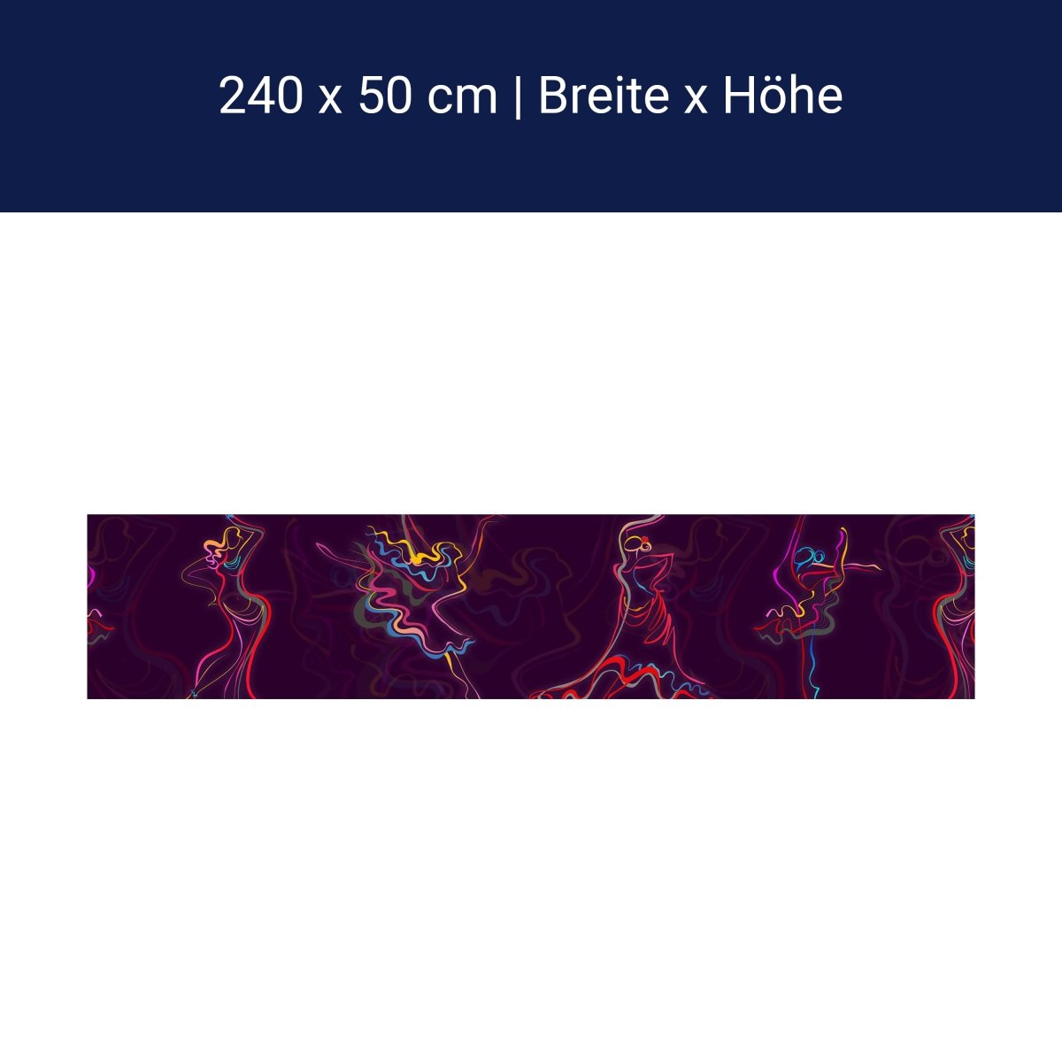 Küchenrückwand Tänzerin Kontur Muster Hintergrund Kleid M1230 Küchenrückwand Tänzerin Kontur Muster Hintergrund Kleid M1230