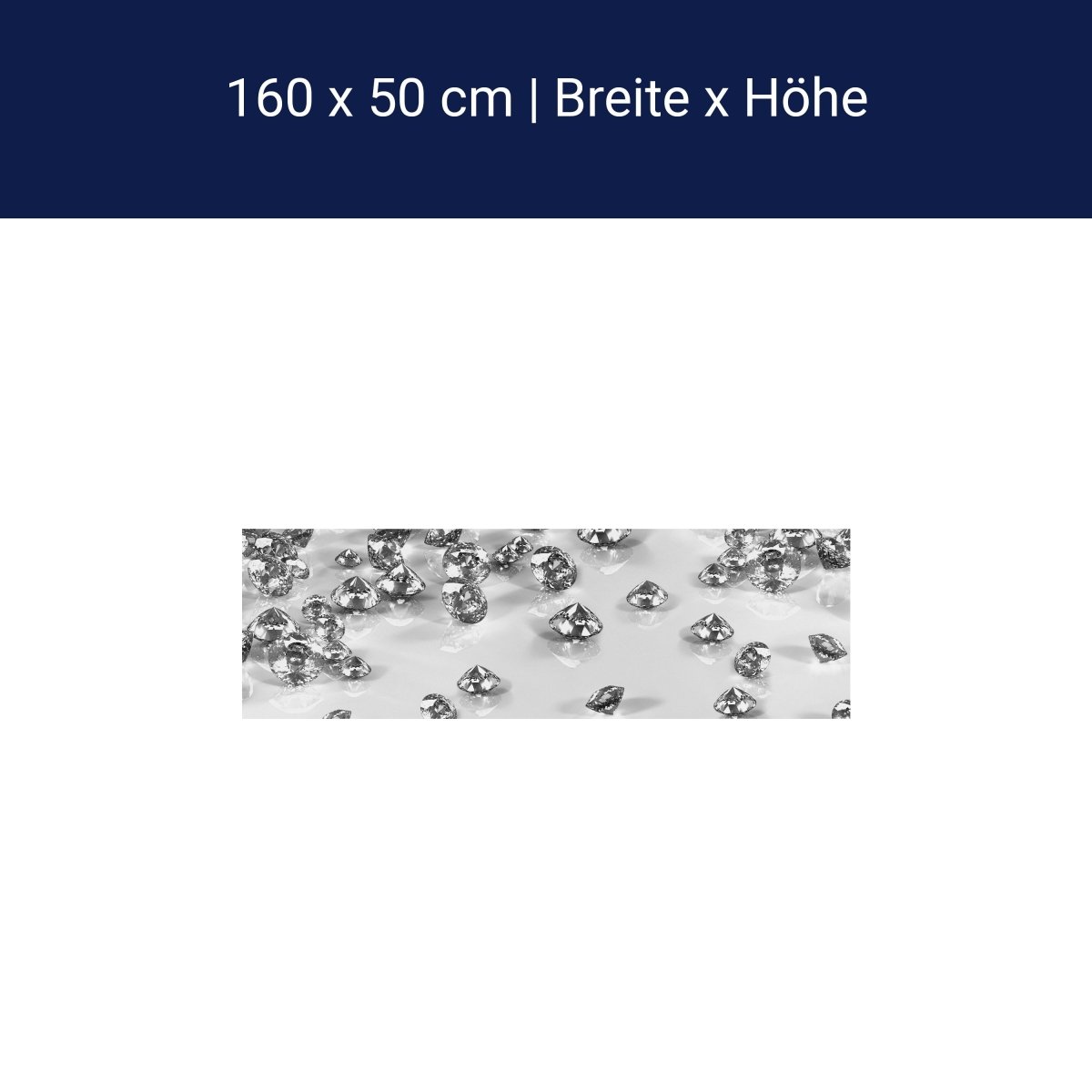 Küchenrückwand Diamant Steine Weiß Karat Schliff M1242 Küchenrückwand Diamant Steine Weiß Karat Schliff M1242