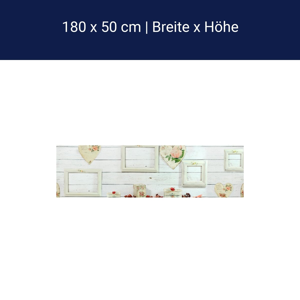 Küchenrückwand Bilderrahmen Herzen Dosen Laternen M1268 Küchenrückwand Bilderrahmen Herzen Dosen Laternen M1268