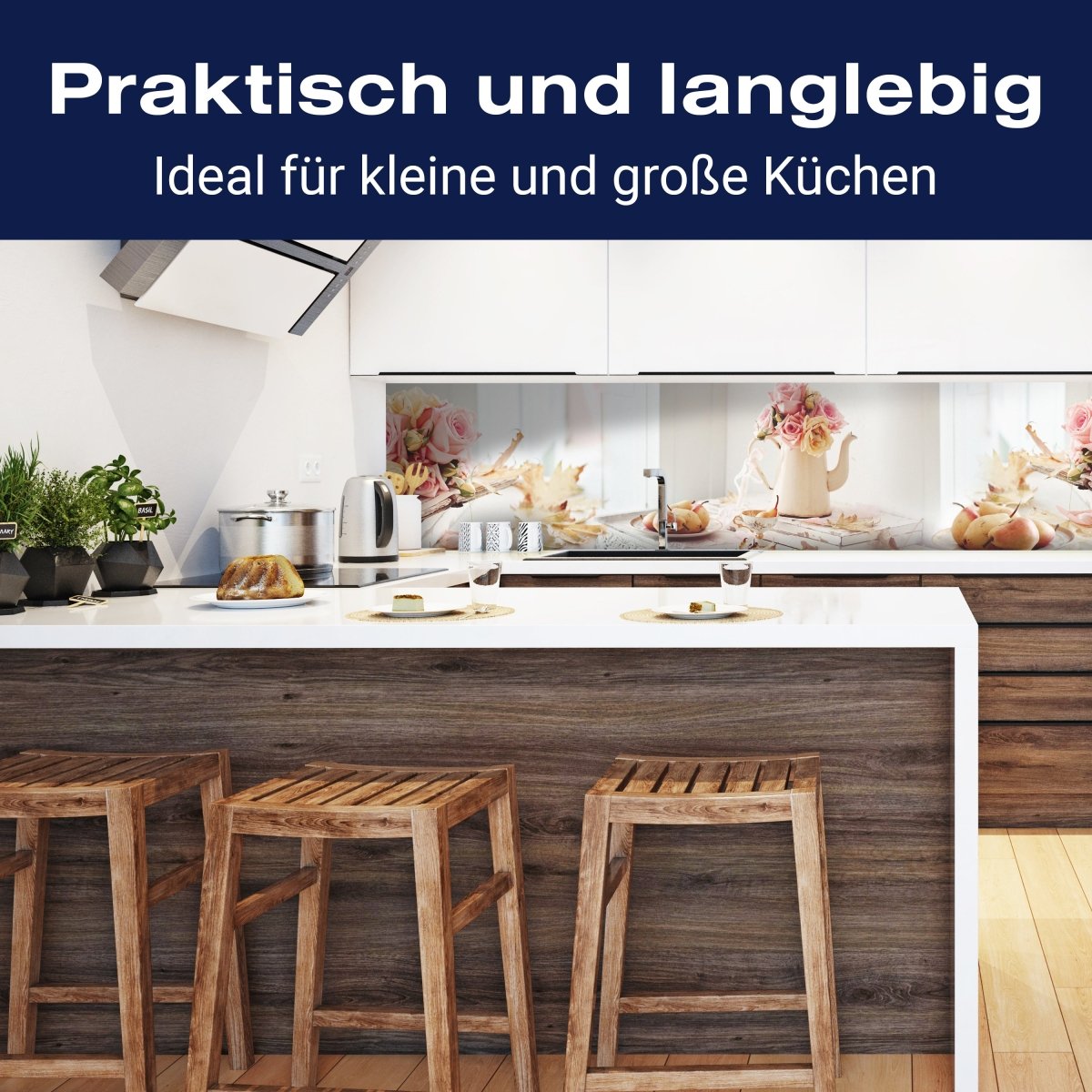 Küchenrückwand Rosen Kanne Birnen Blütenblätter Bücher M1273 entdecken - Bild 3 Küchenrückwand Rosen Kanne Birnen Blütenblätter Bücher M1273 entdecken - Bild 3