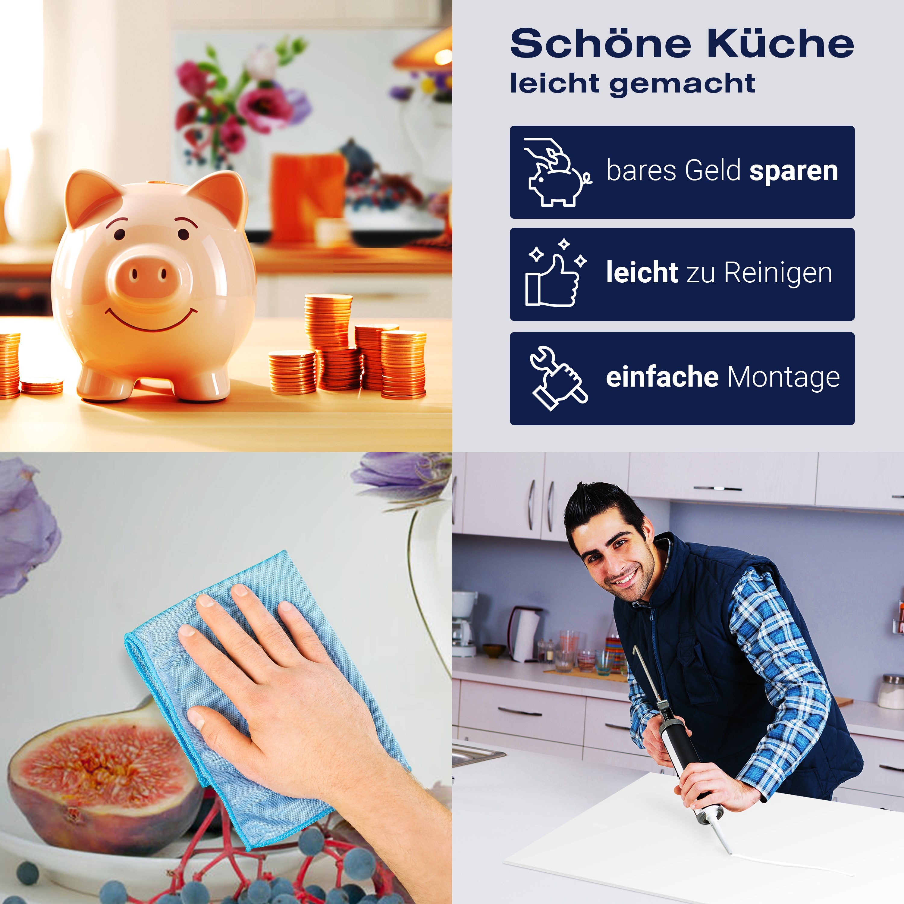 Küchenrückwand Erdbeeren Blumen Tassen Kannen Feige M1315 entdecken - Bild 7 Küchenrückwand Erdbeeren Blumen Tassen Kannen Feige M1315 entdecken - Bild 7