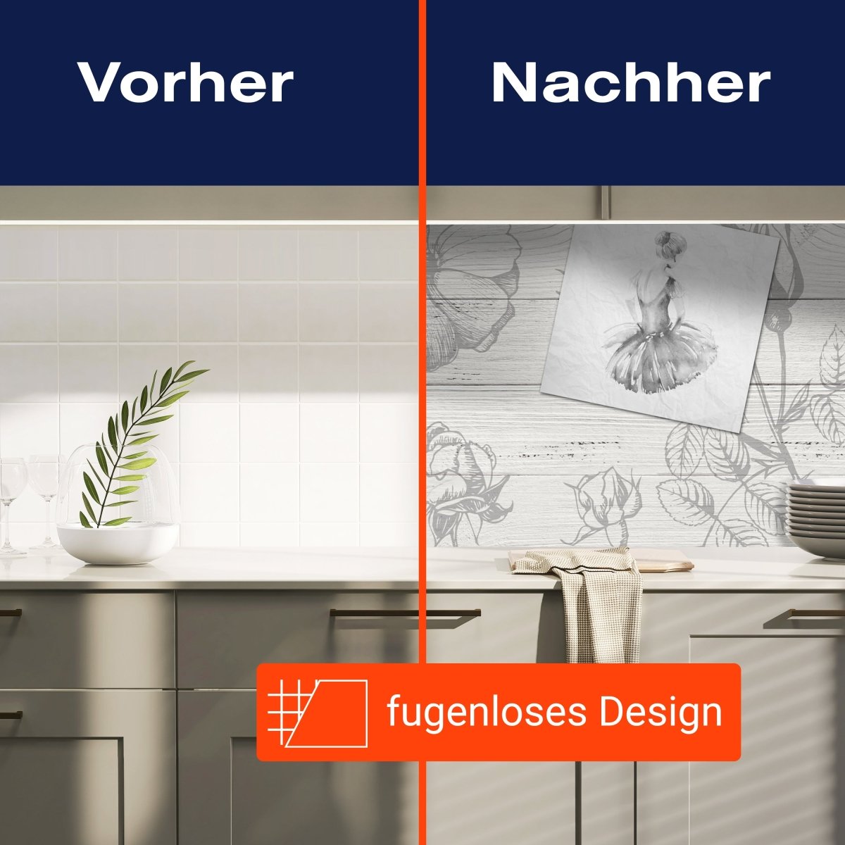 Küchenrückwand Zeichnungen Blumen Frauen Kleider M1322 entdecken - Bild 9 Küchenrückwand Zeichnungen Blumen Frauen Kleider M1322 entdecken - Bild 9