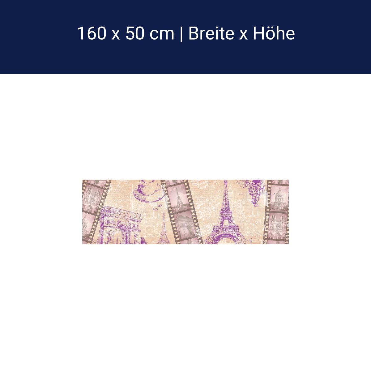 Küchenrückwand Eifelturm arc de triomphe wein kaffee M1345 Küchenrückwand Eifelturm arc de triomphe wein kaffee M1345