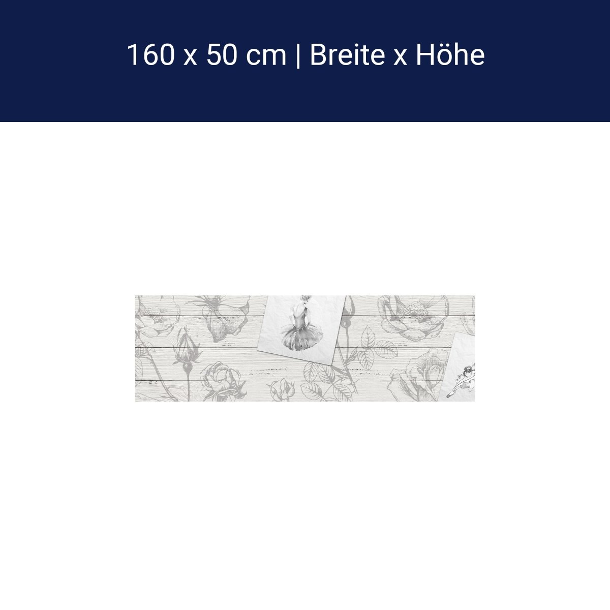 Küchenrückwand maserung rosen balett tanz ballerina M1410 Küchenrückwand maserung rosen balett tanz ballerina M1410