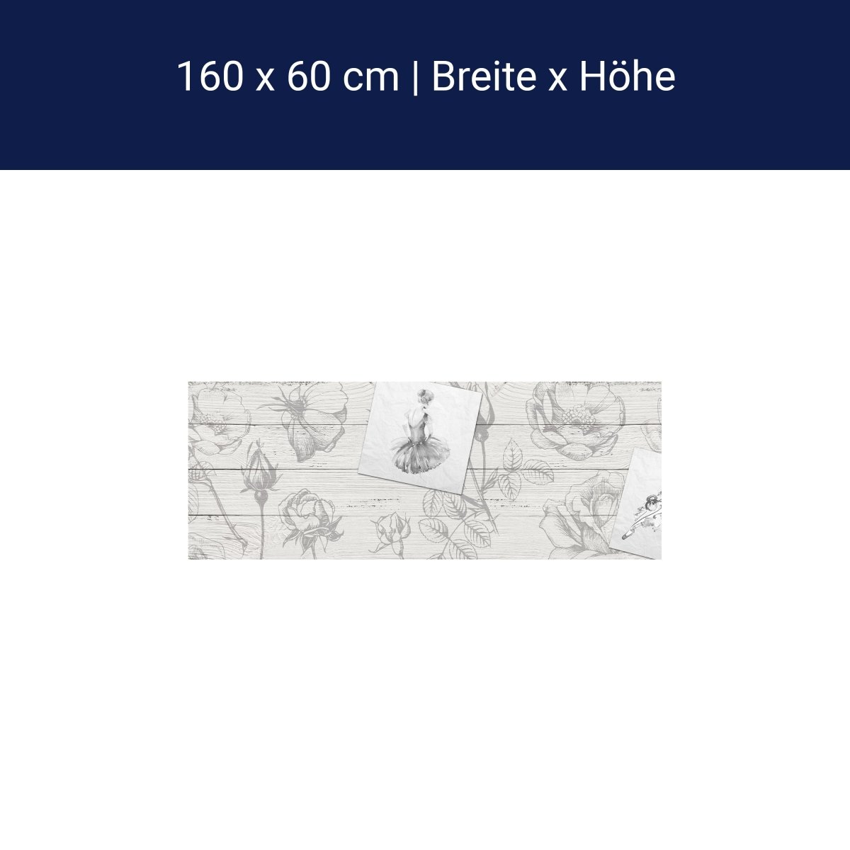 Küchenrückwand maserung rosen balett tanz ballerina M1410 Küchenrückwand maserung rosen balett tanz ballerina M1410