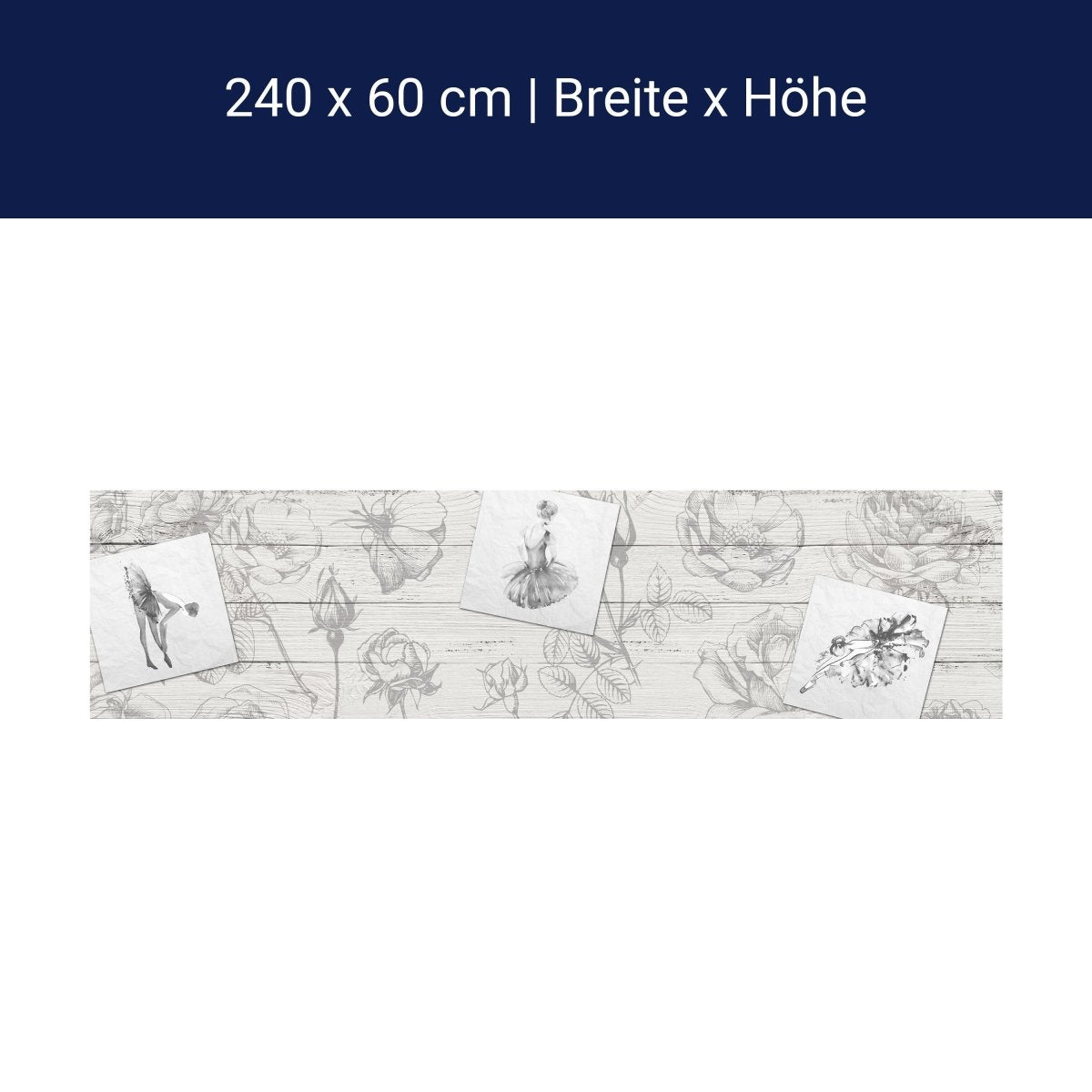 Küchenrückwand maserung rosen balett tanz ballerina M1410 Küchenrückwand maserung rosen balett tanz ballerina M1410