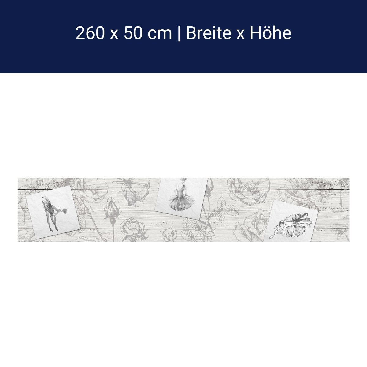 Küchenrückwand maserung rosen balett tanz ballerina M1410 Küchenrückwand maserung rosen balett tanz ballerina M1410