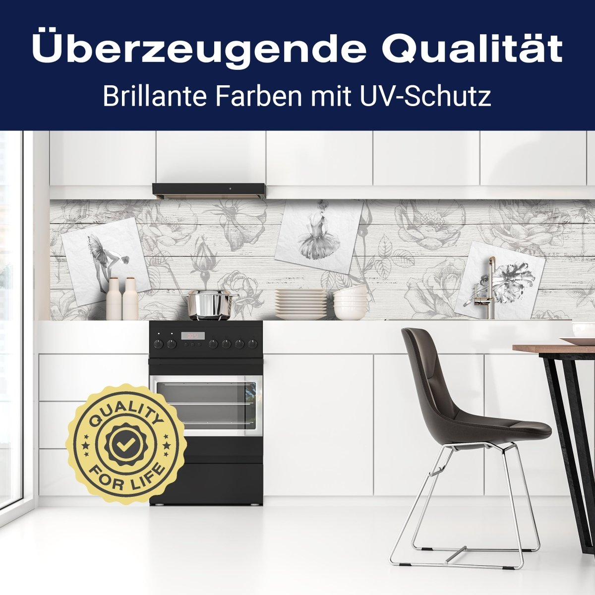 Küchenrückwand maserung rosen balett tanz ballerina M1410 entdecken - Bild 2 Küchenrückwand maserung rosen balett tanz ballerina M1410 entdecken - Bild 2