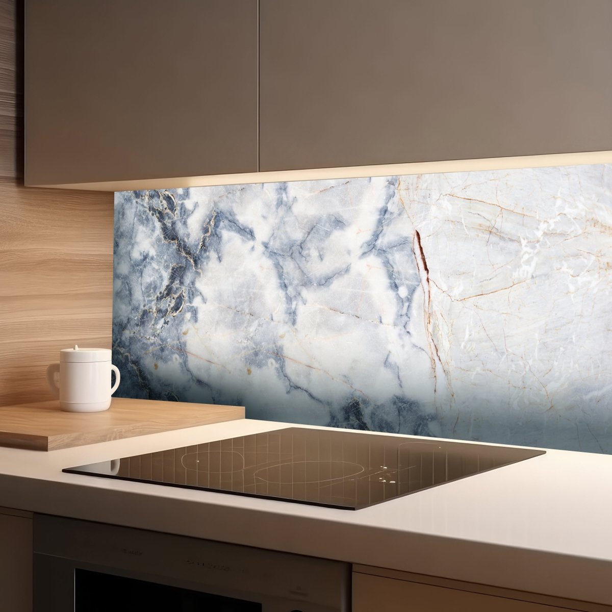 Küchenrückwand heller Marmor, Stein M1421 entdecken - Bild 1